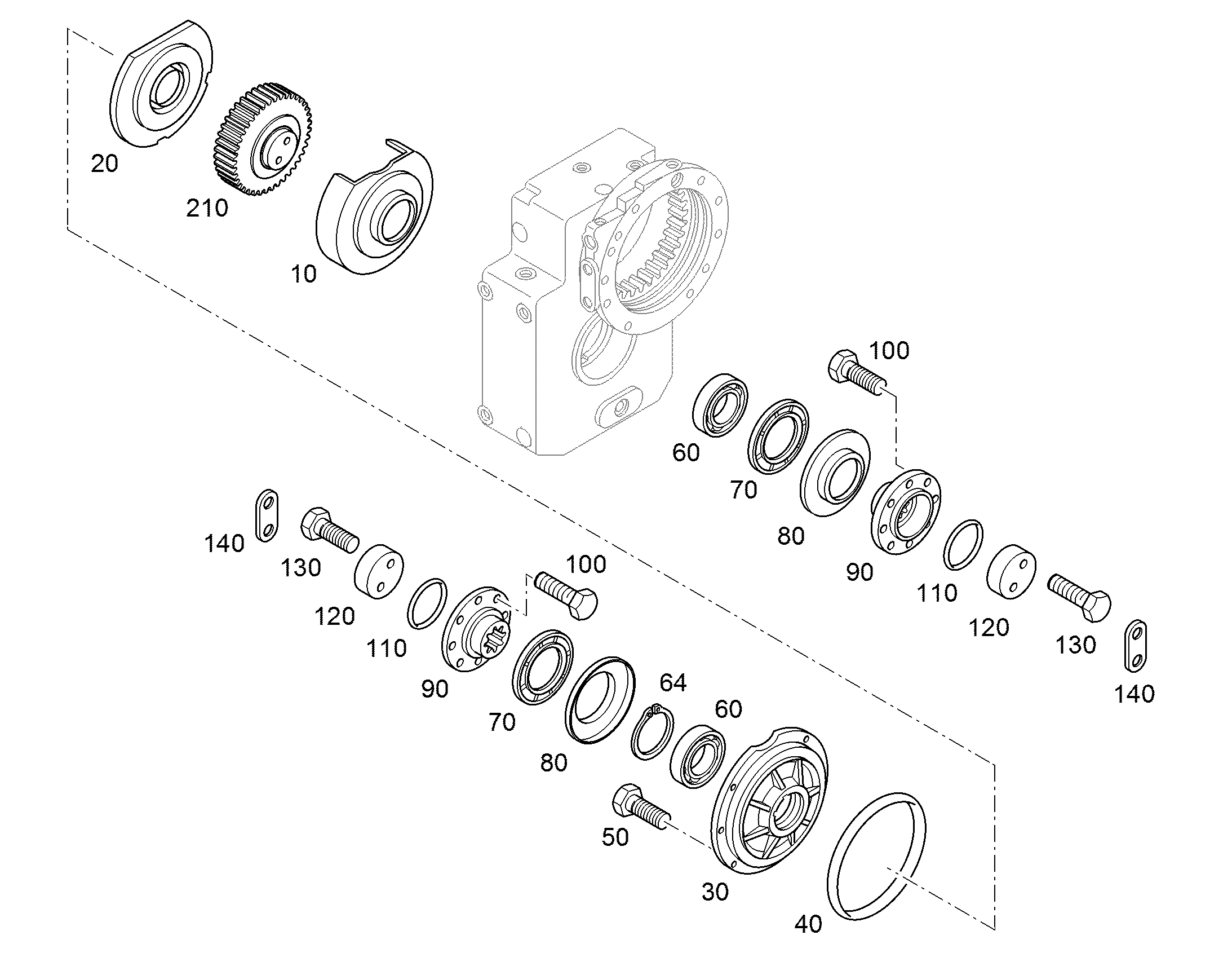 ШАРИКОВЫЙ ПОДШИПНИК 7018053 LIEBHERR