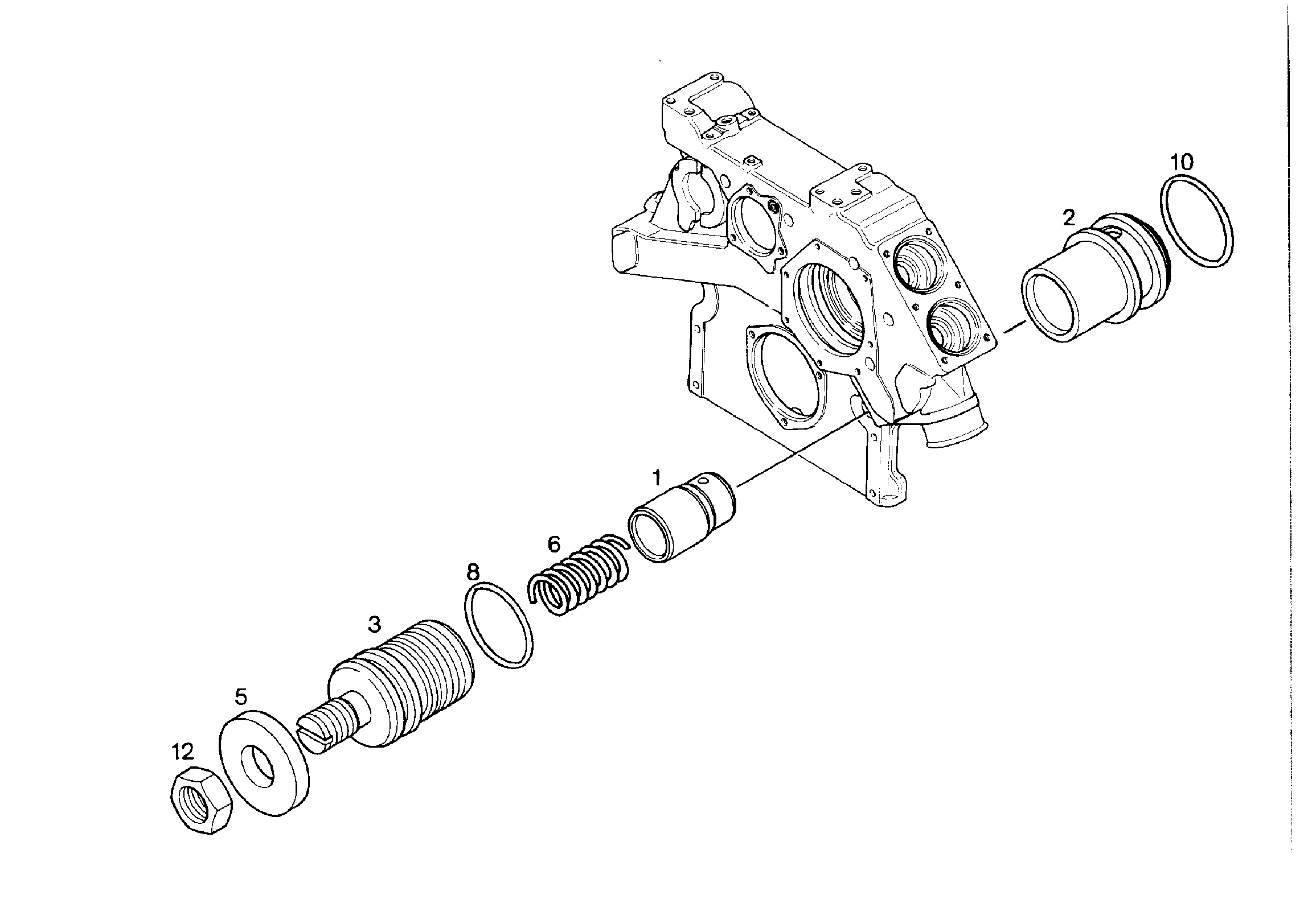 ШЕСТИГРАННАЯ ГАЙКА M16 12211553 LIEBHERR
