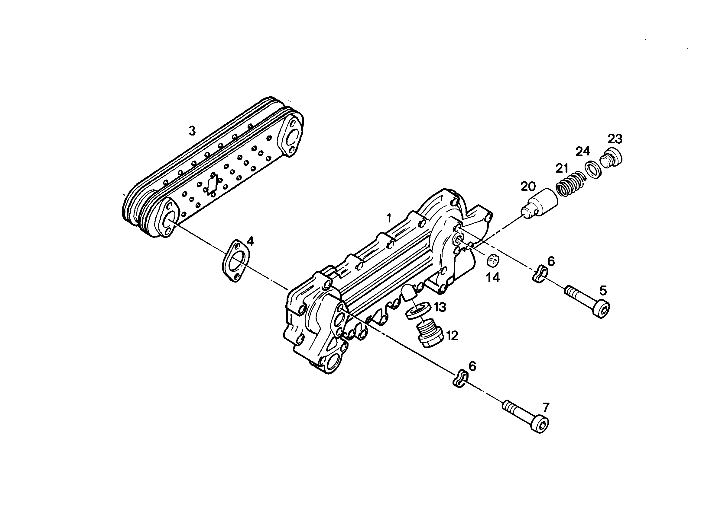 КОРПУС РАДИАТОРА 9273553 LIEBHERR