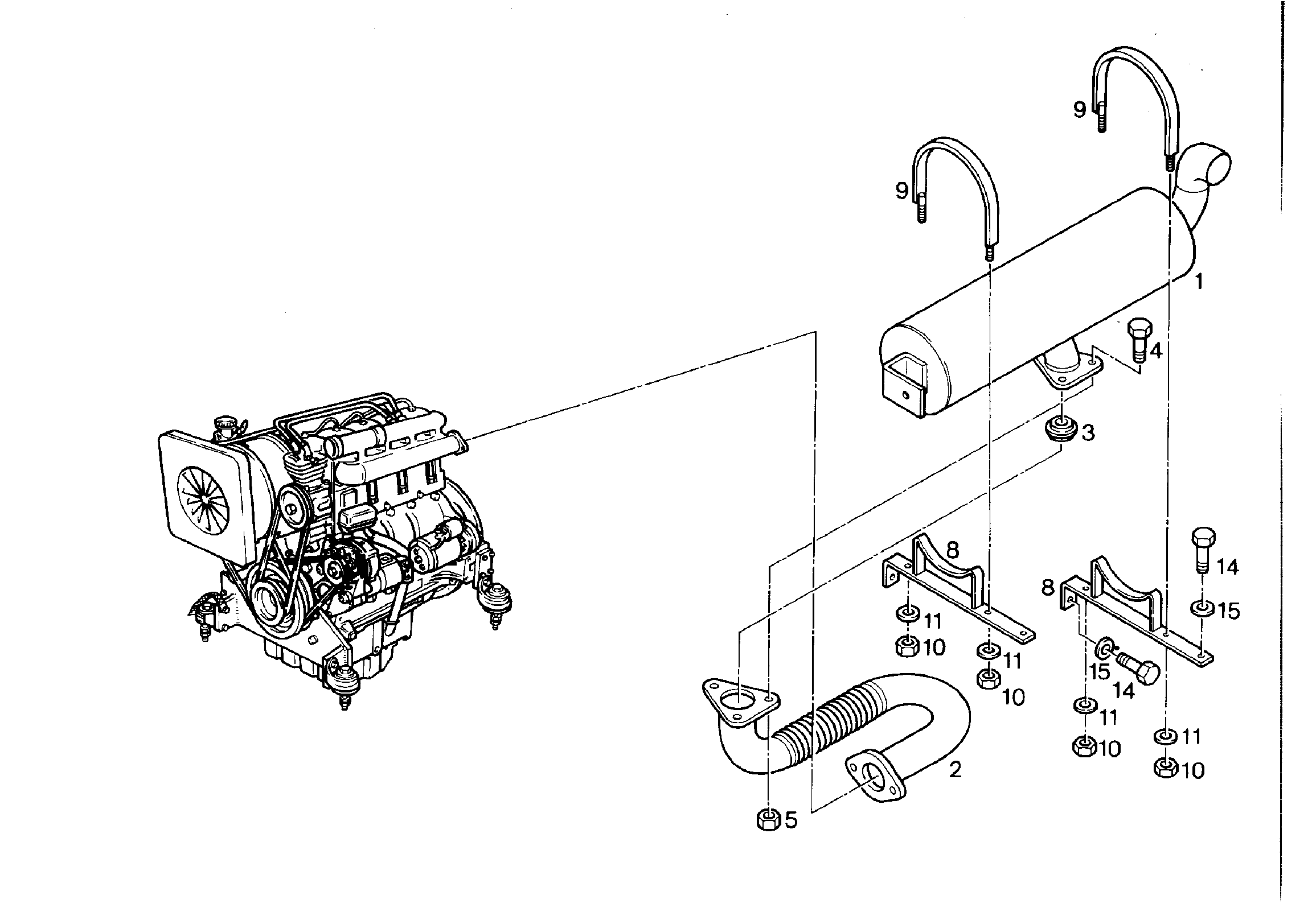 ЛИНИЯ ВЫХЛОПНАЯ 9144676 LIEBHERR