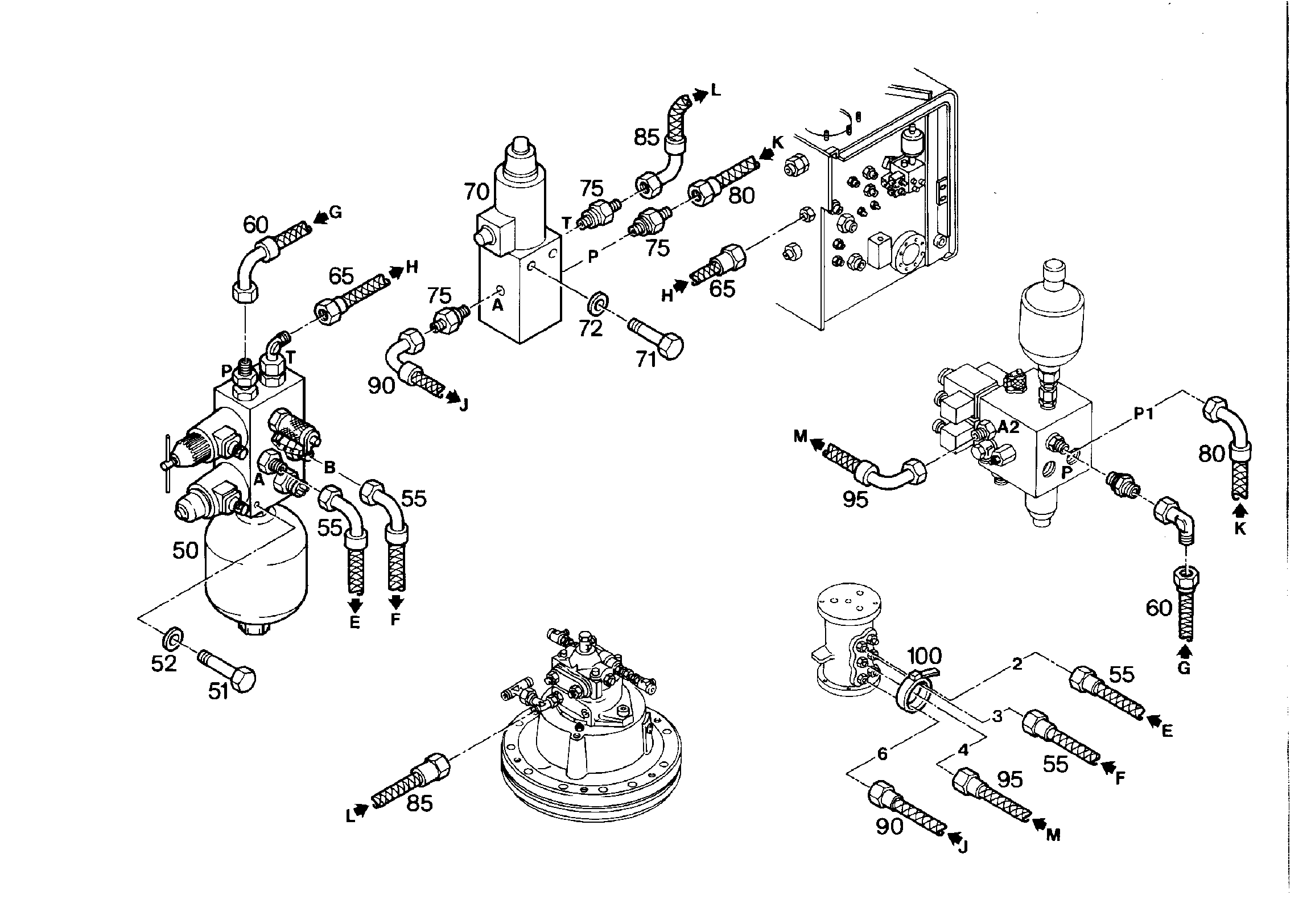 МЕСТО ПРИВОДА+КЛАП.РУЧ.ТОРМОЗА 9202346 LIEBHERR