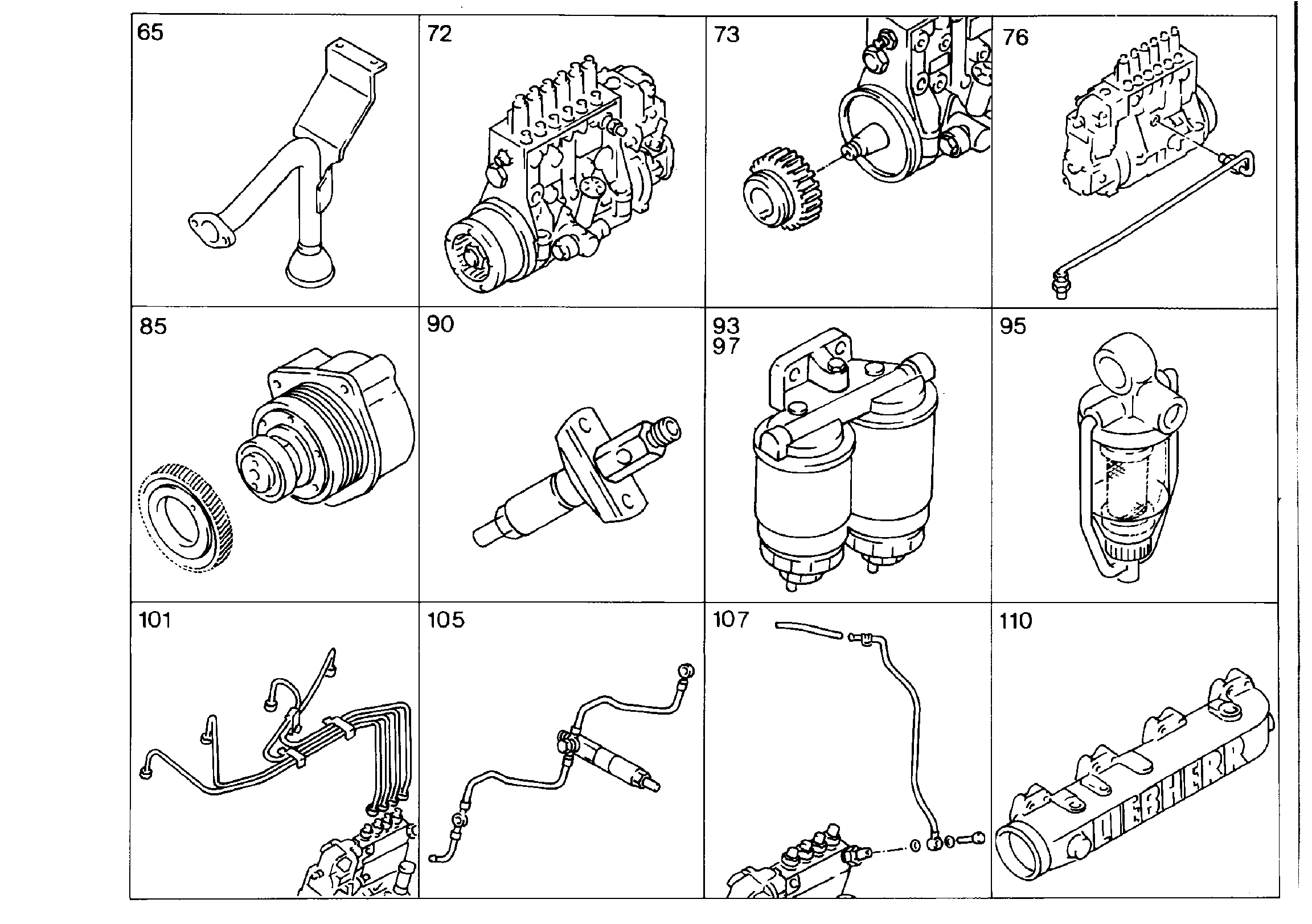 ТОПЛИВОПРОВОДЫ 9267264 LIEBHERR