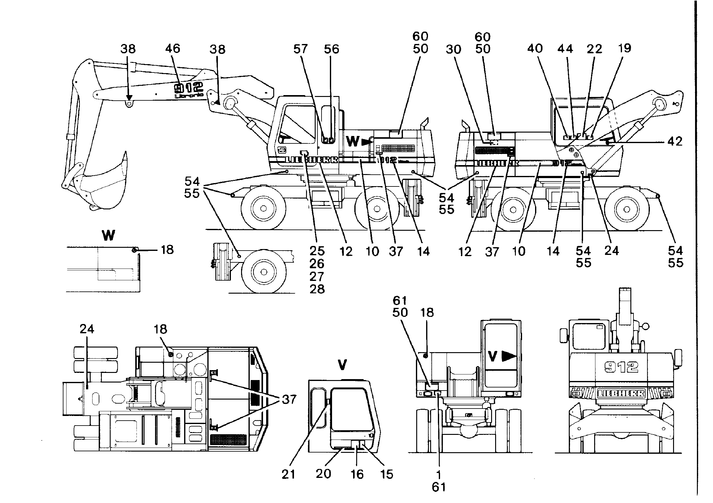 ТАБЛИЧКА 'IMPORTATEUR' 100mmX150mm 9357736 LIEBHERR