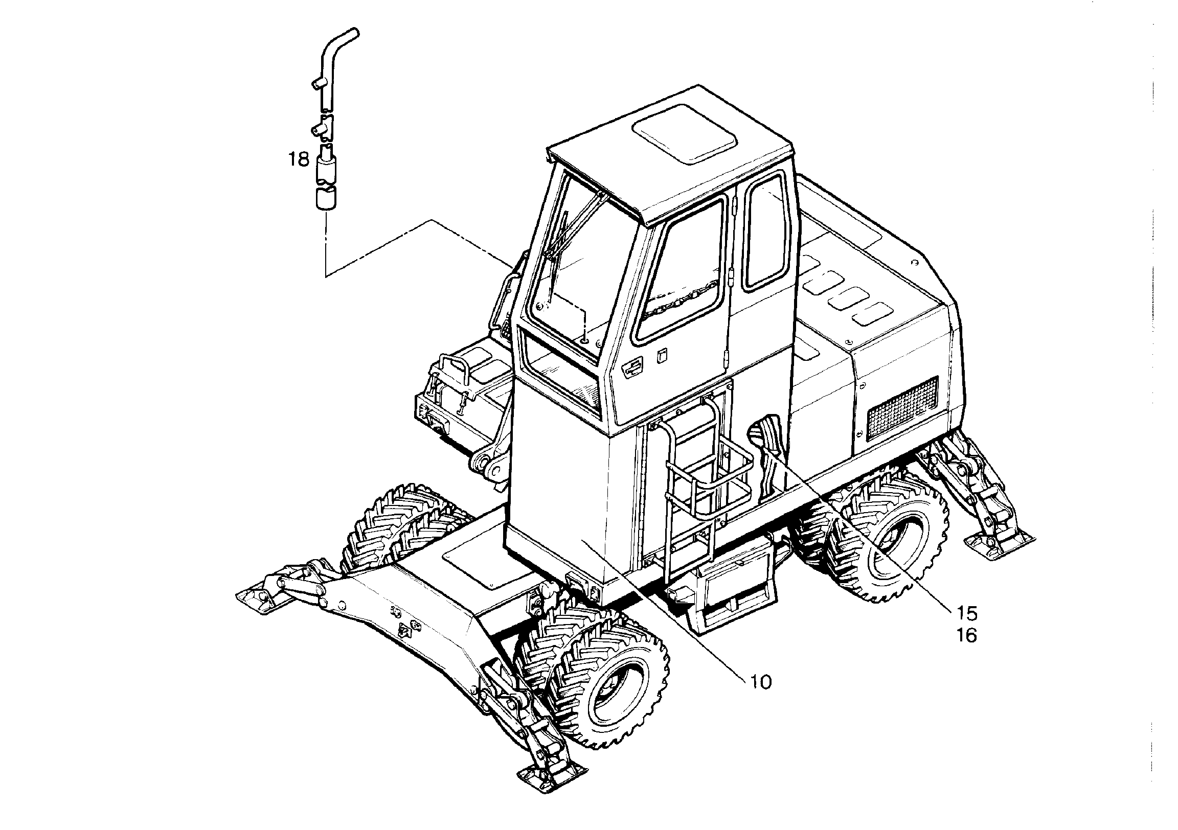 ВОЗВЫШЕНИЕ КАБИНЫ 1200MM 9194172 LIEBHERR