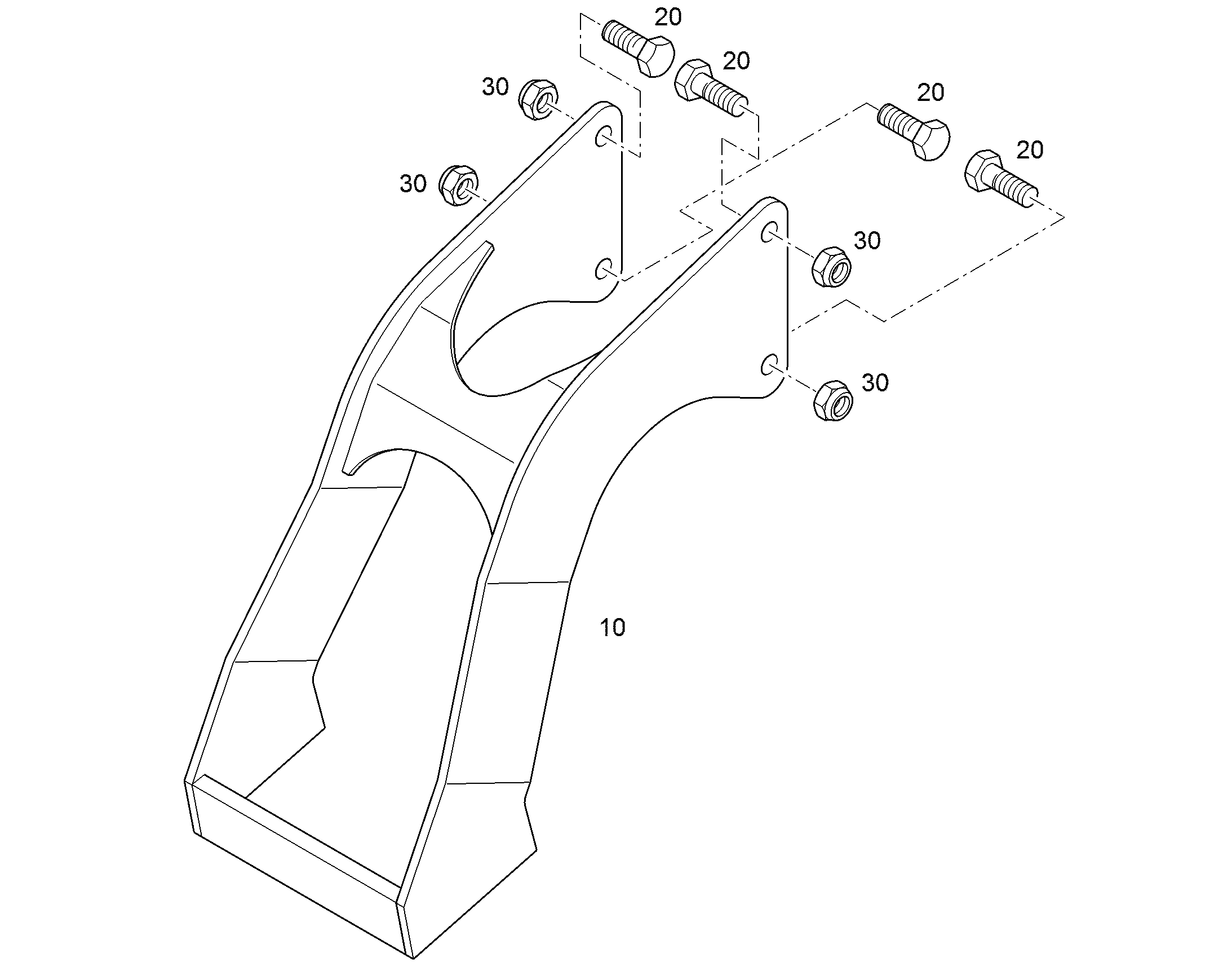 ШЕСТИГРАННАЯ ГАЙКА M24 12226094 LIEBHERR