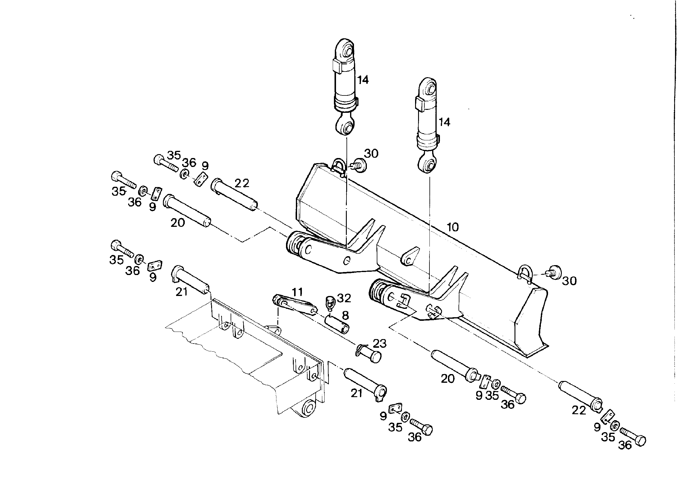 ГИДР.ЦИЛИНДР С РАСПРЕДЕЛИТЕЛЕМ 9199454 LIEBHERR