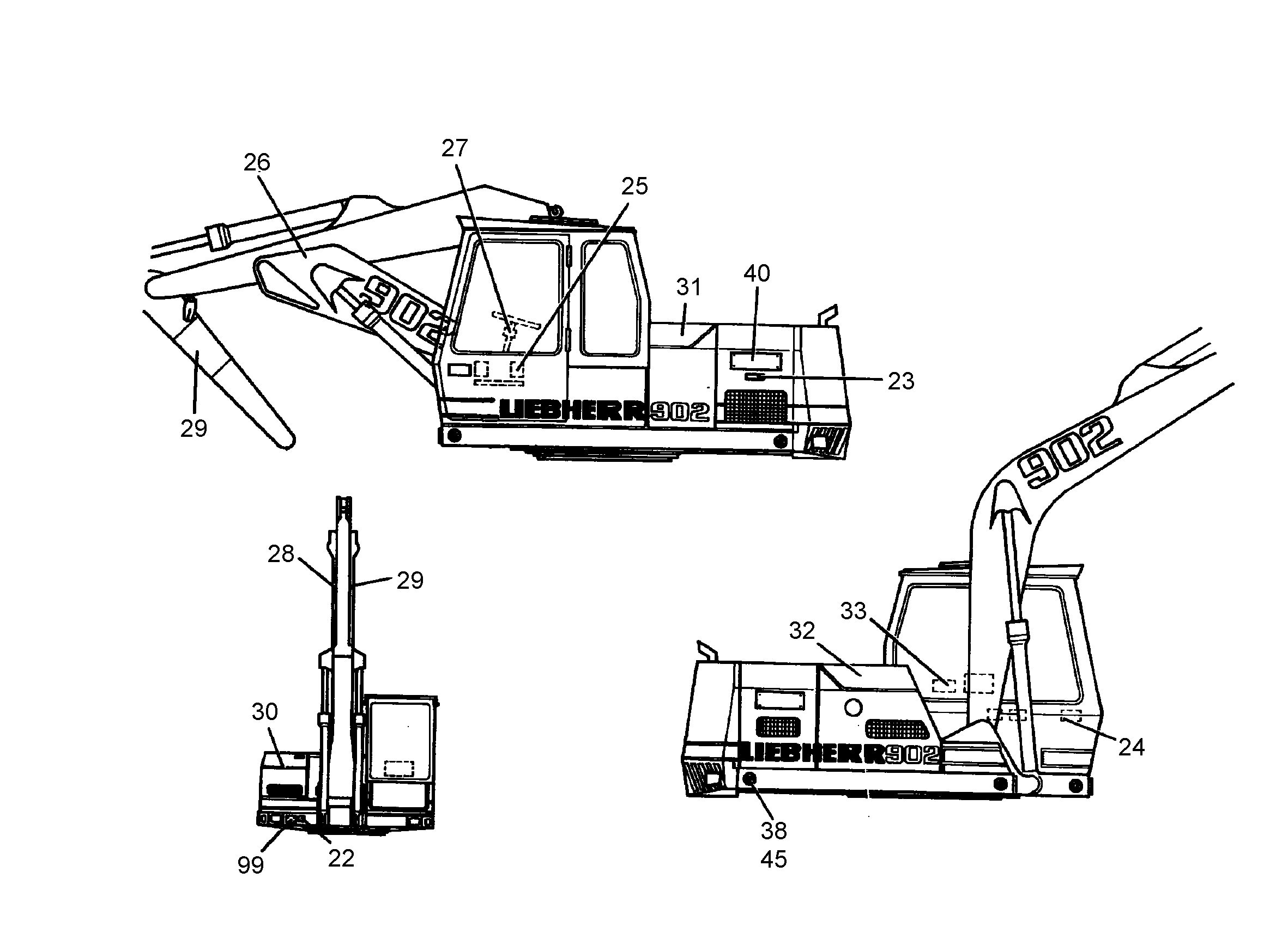 ПЕРЕЧЕНЬ ПАРАМ.Д.ТИП.ТАБЛИЧКИ 9135097 LIEBHERR