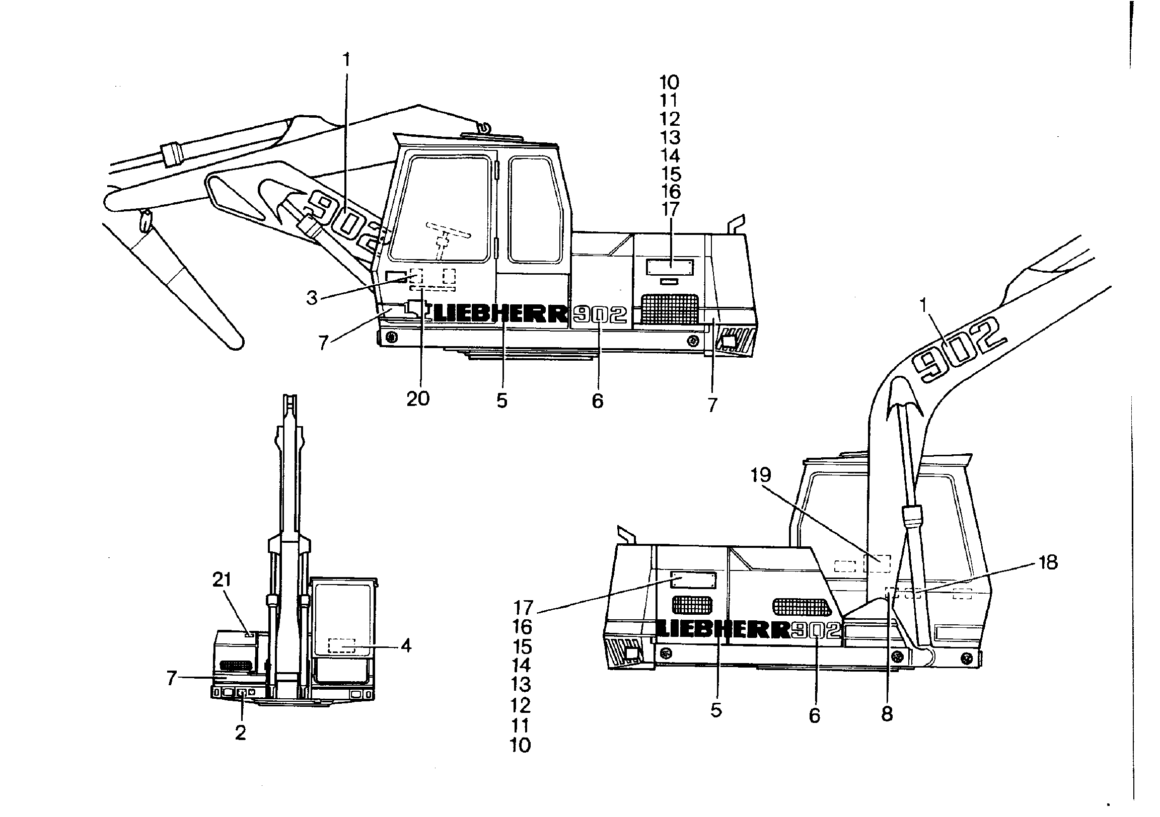 ТИПОВАЯ ТАБЛИЧКА 9144971 LIEBHERR