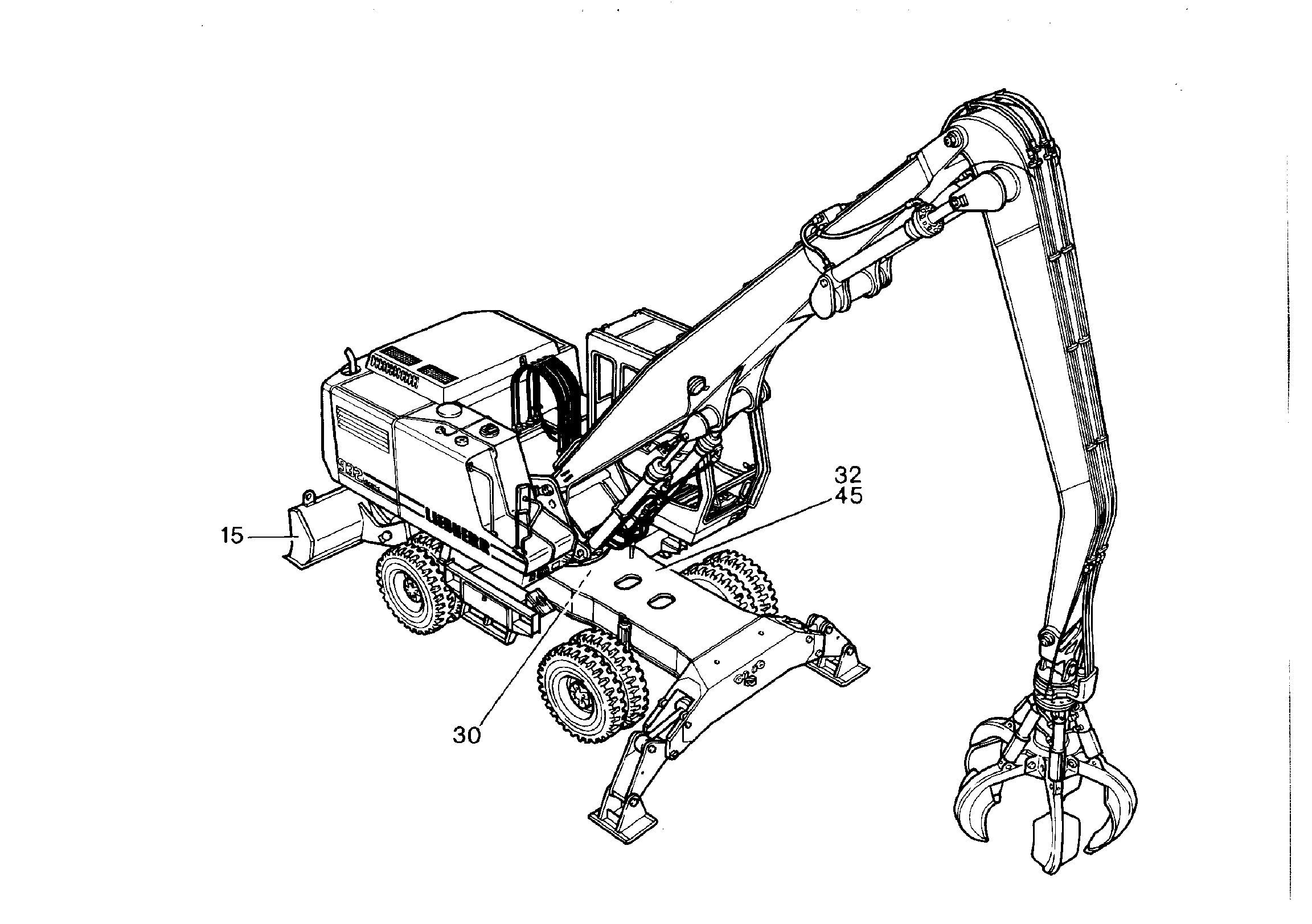 ДЕТАЛИ КРЕПЕЖ.ХОДОВОГО УСТР-ВА 9199458 LIEBHERR