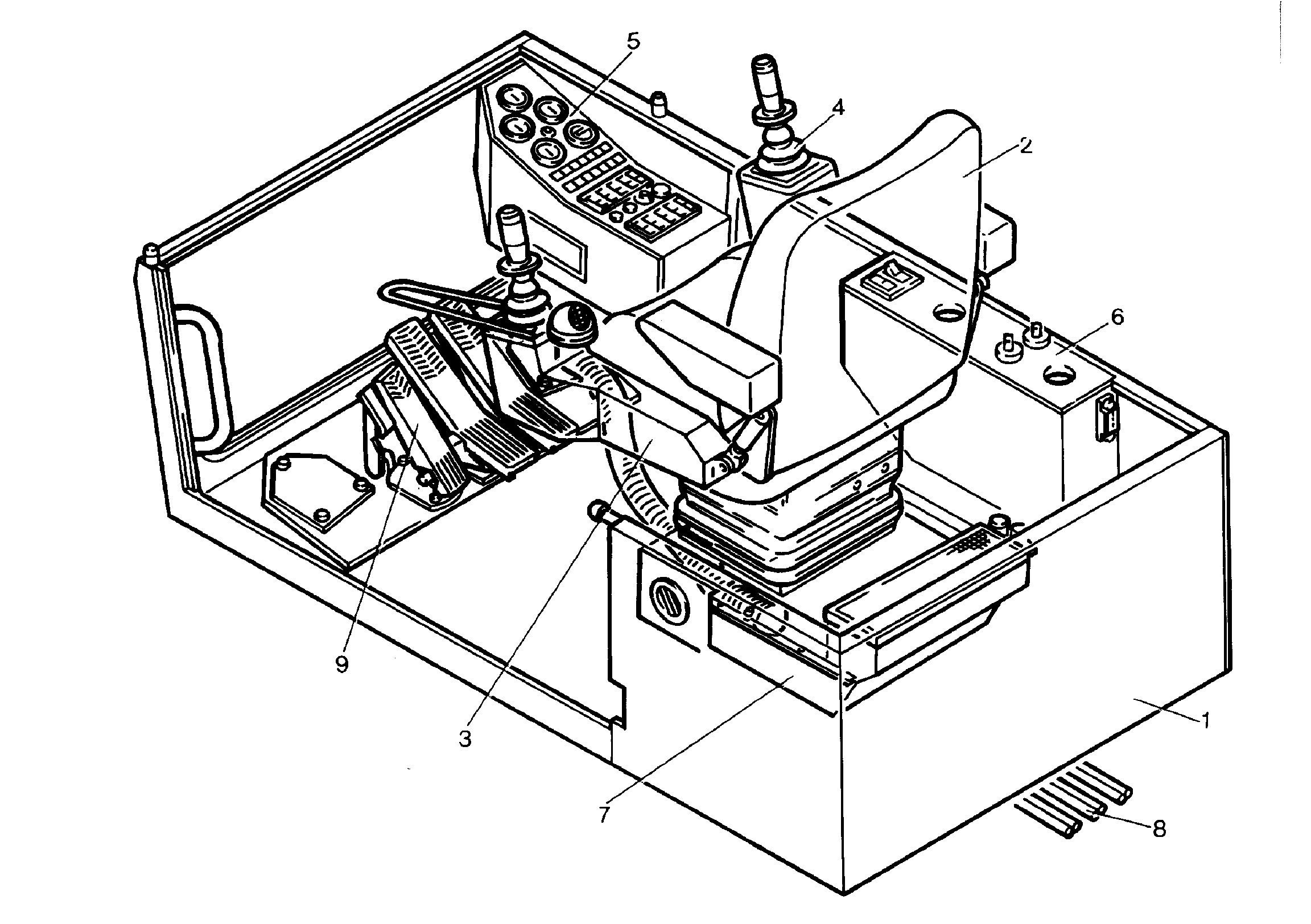 ПУЛЬТ УПРАВЛЕНИЯ, УСТАНОВКА 9062425 LIEBHERR