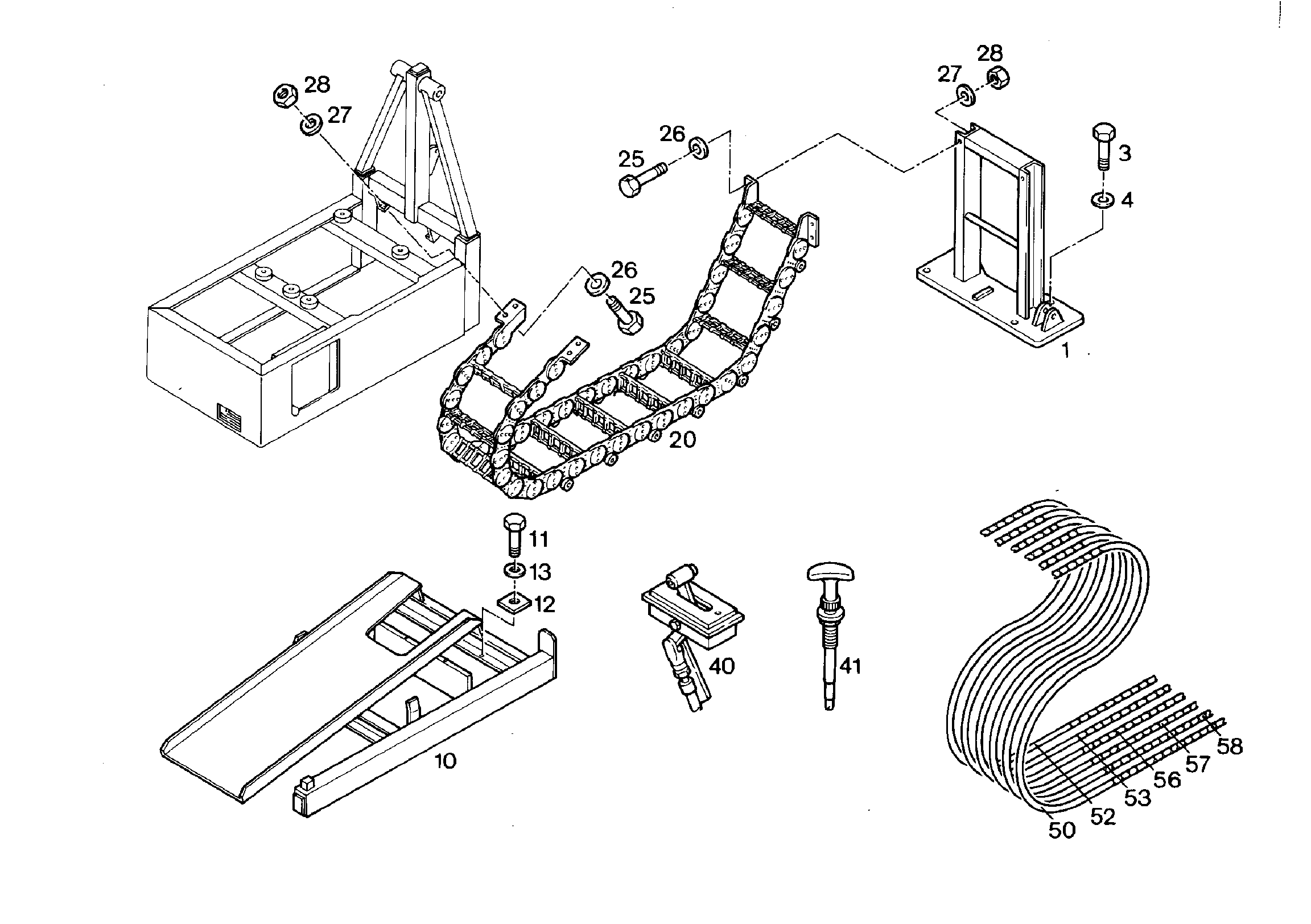 ТРОСИК ВЫКЛЮЧЕНИЯ 7015687 LIEBHERR