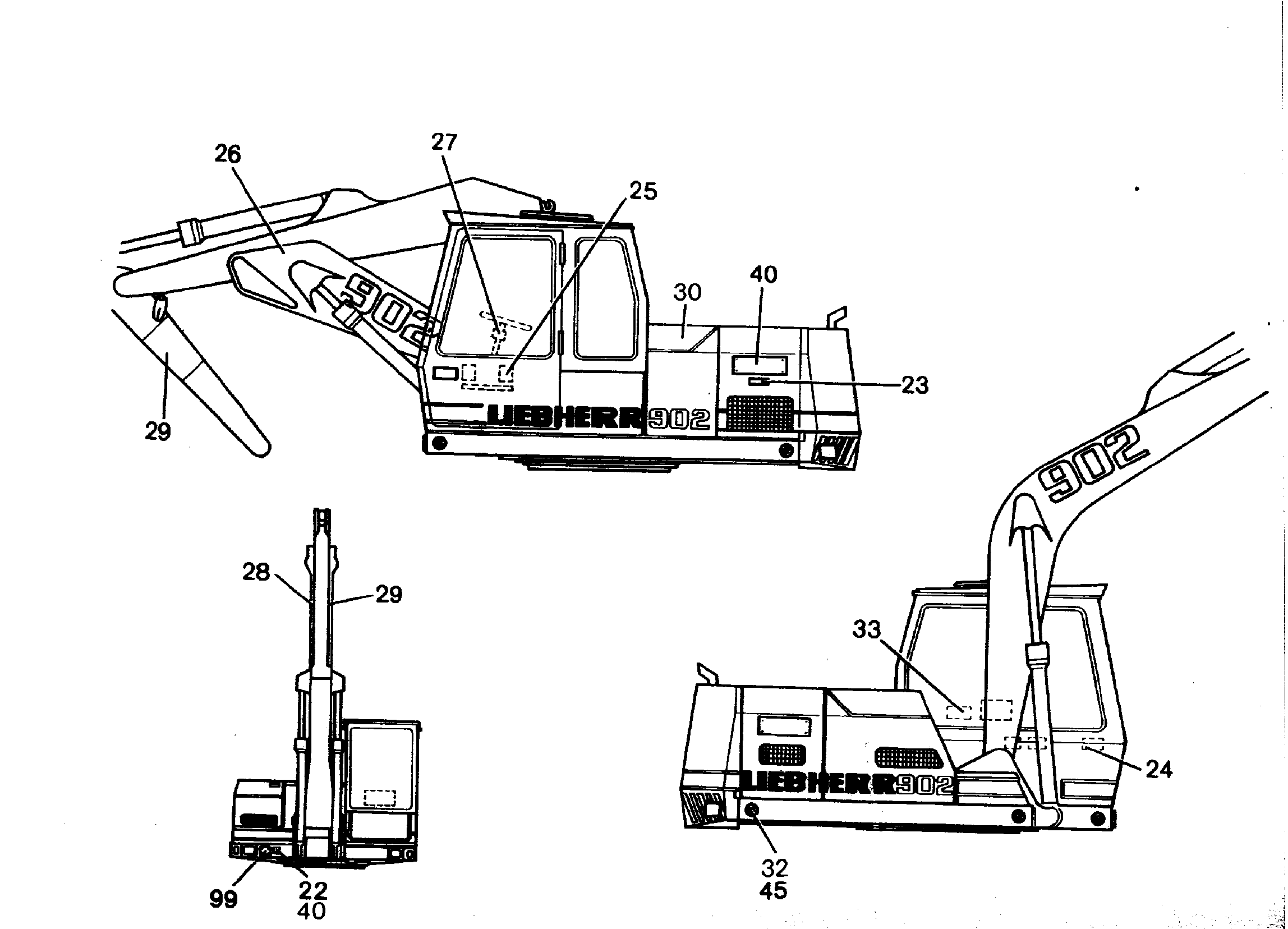 ПЕРЕЧЕНЬ ПАРАМ.Д.ТИП.ТАБЛИЧКИ 9194715 LIEBHERR