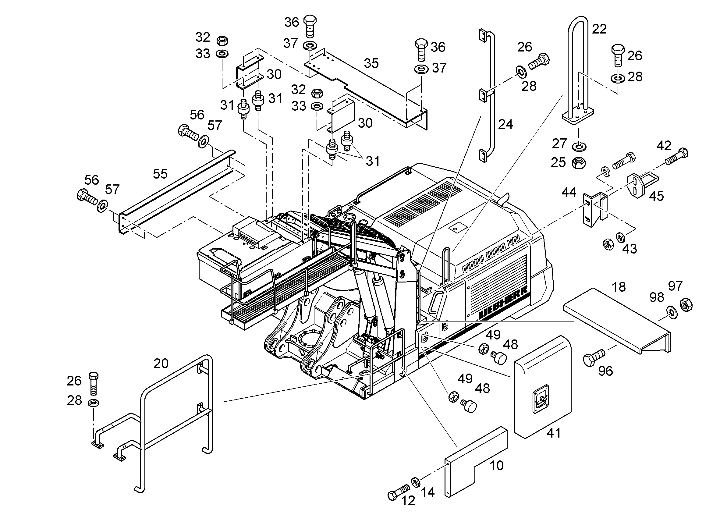 ДОПОЛНЕНИЕ-ГЕНЕРАТОРНАЯ УСТ. 25KW 9284485 LIEBHERR