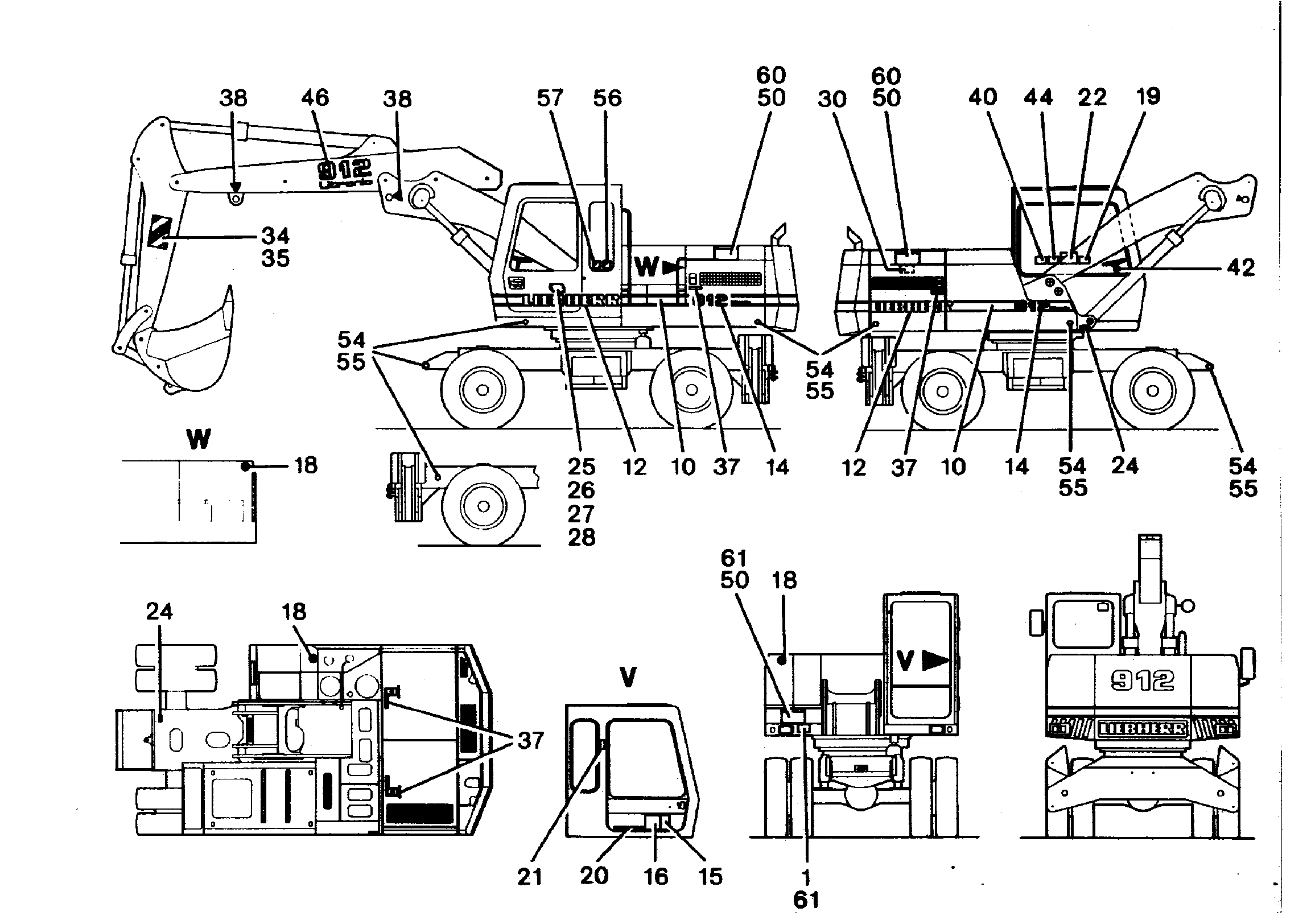 ТАБЛИЧКА LENKUNG 120mmX70mm 9231063 LIEBHERR