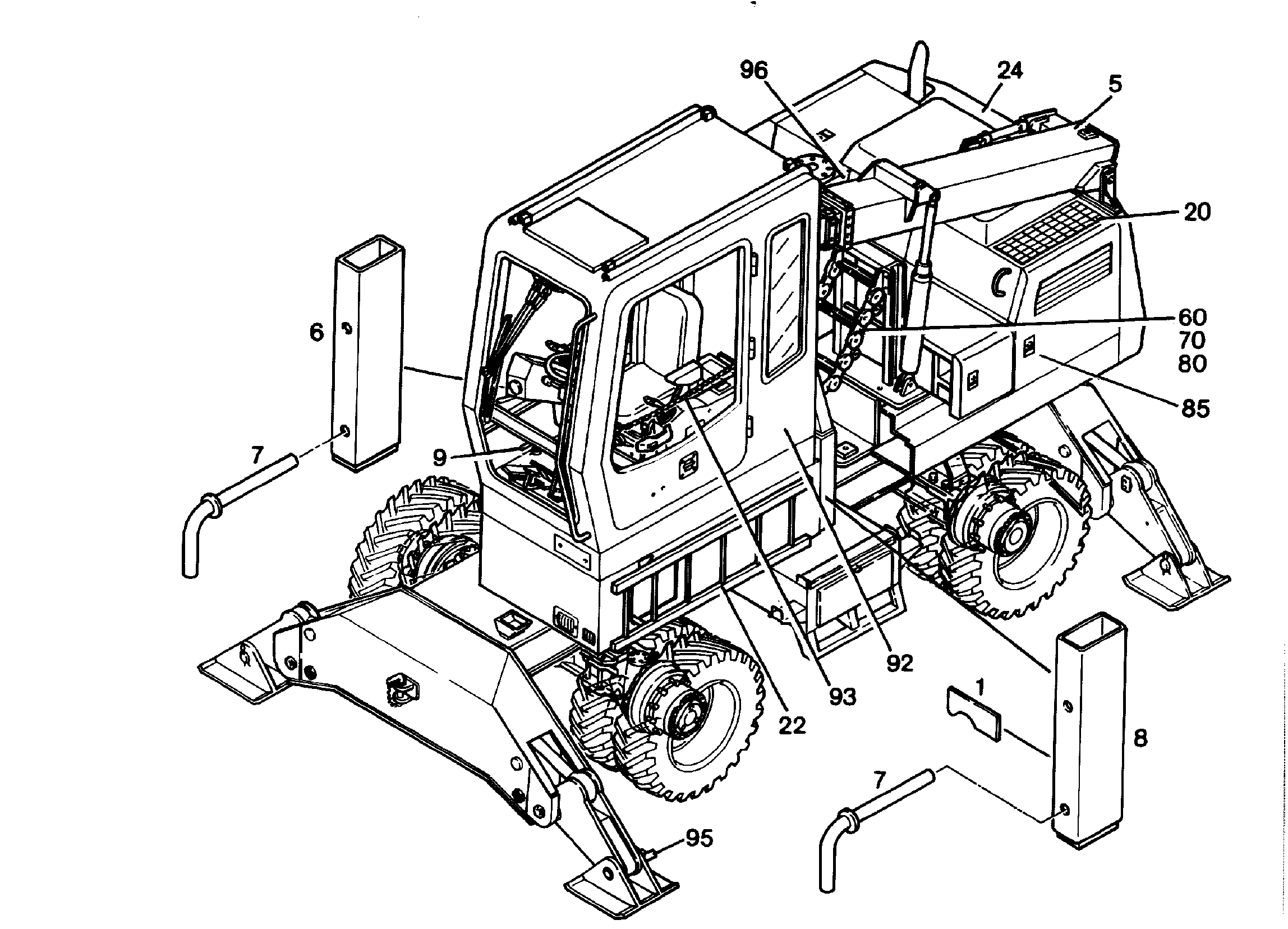 ЦЕПЬ ПОДВЕДЕНИЯ МОЩН., УСТ. 9203887 LIEBHERR