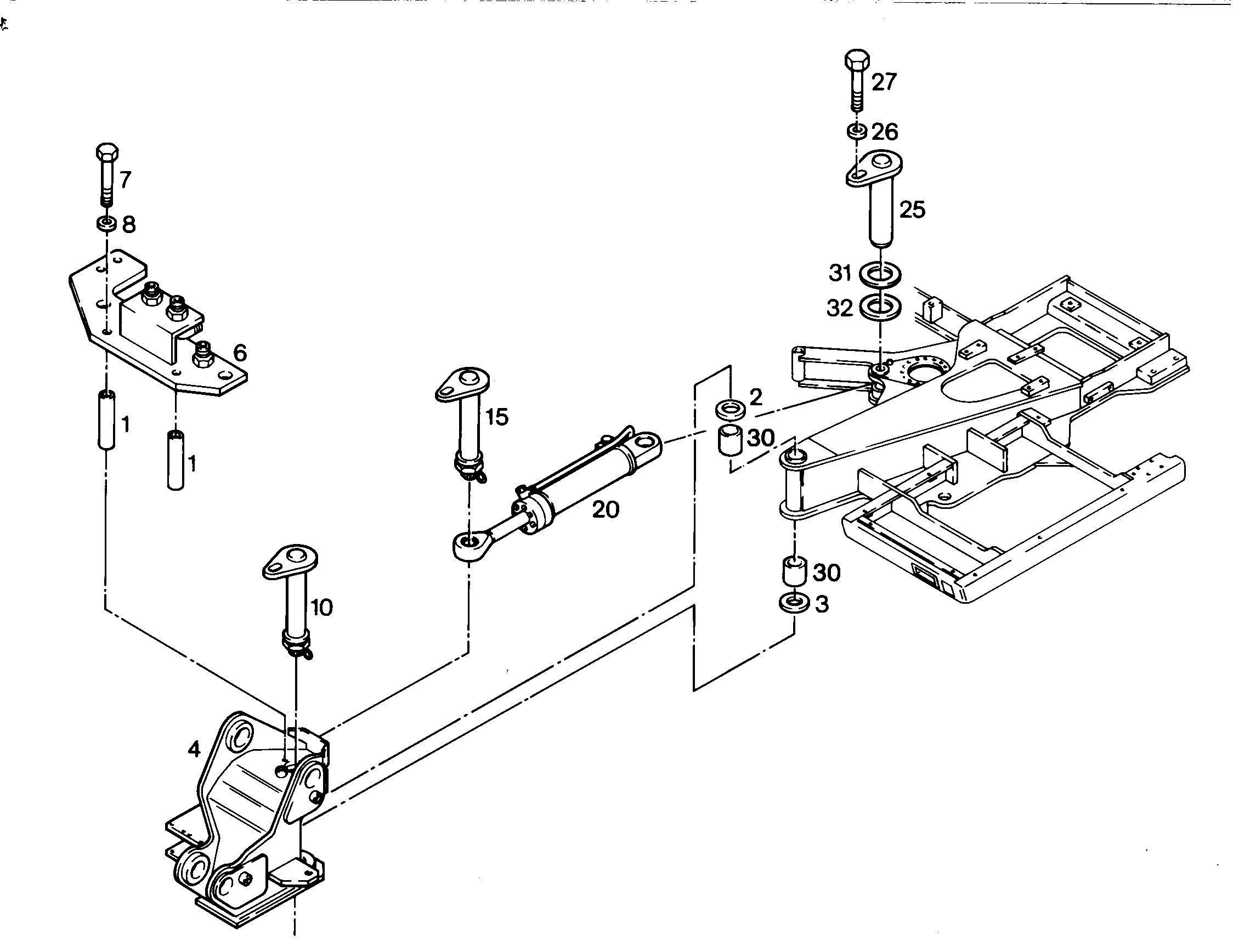 БОЛТ 60X221X206 9228602 LIEBHERR