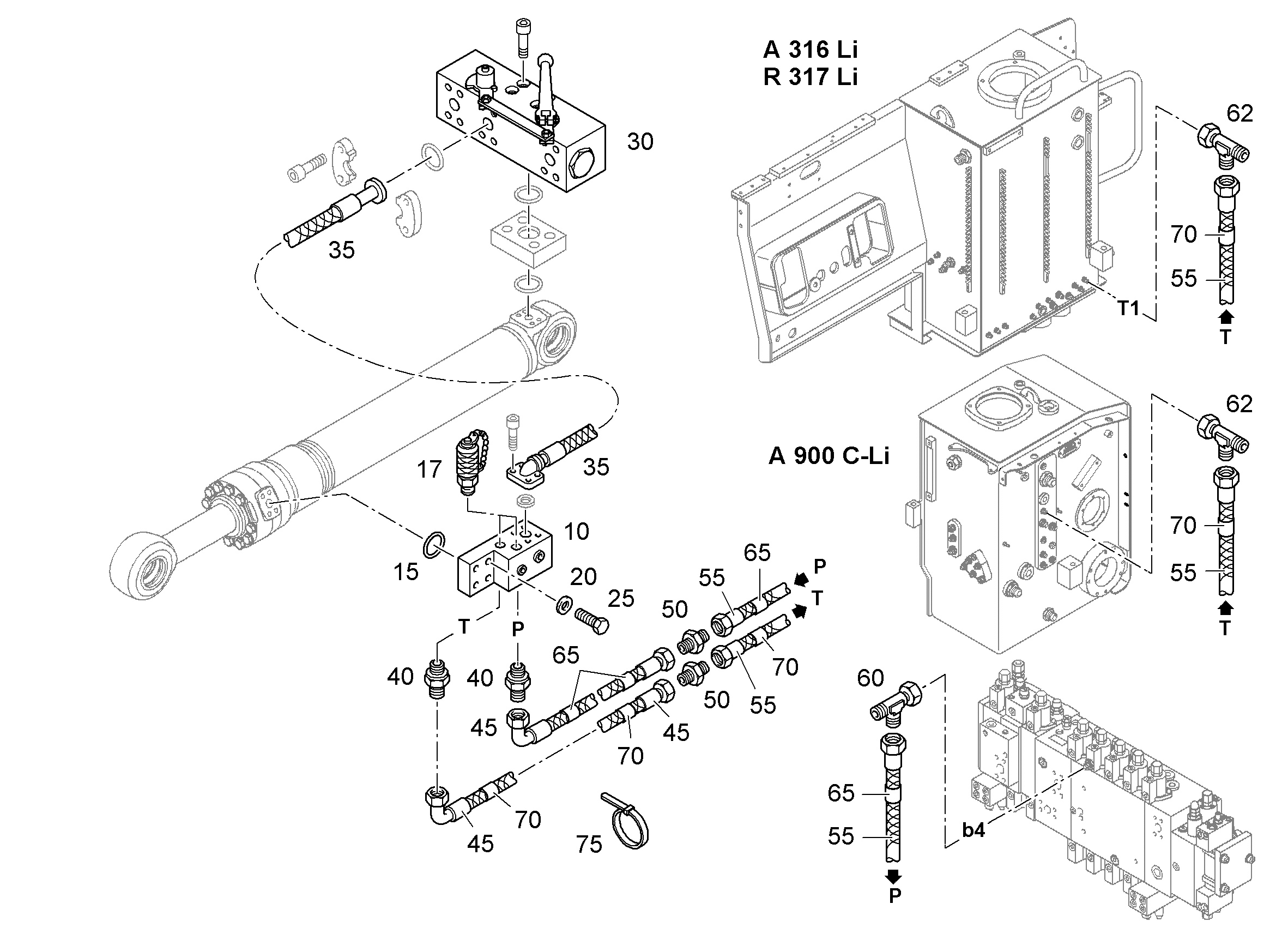 ШЛАНГ 20X1000 10278572 LIEBHERR