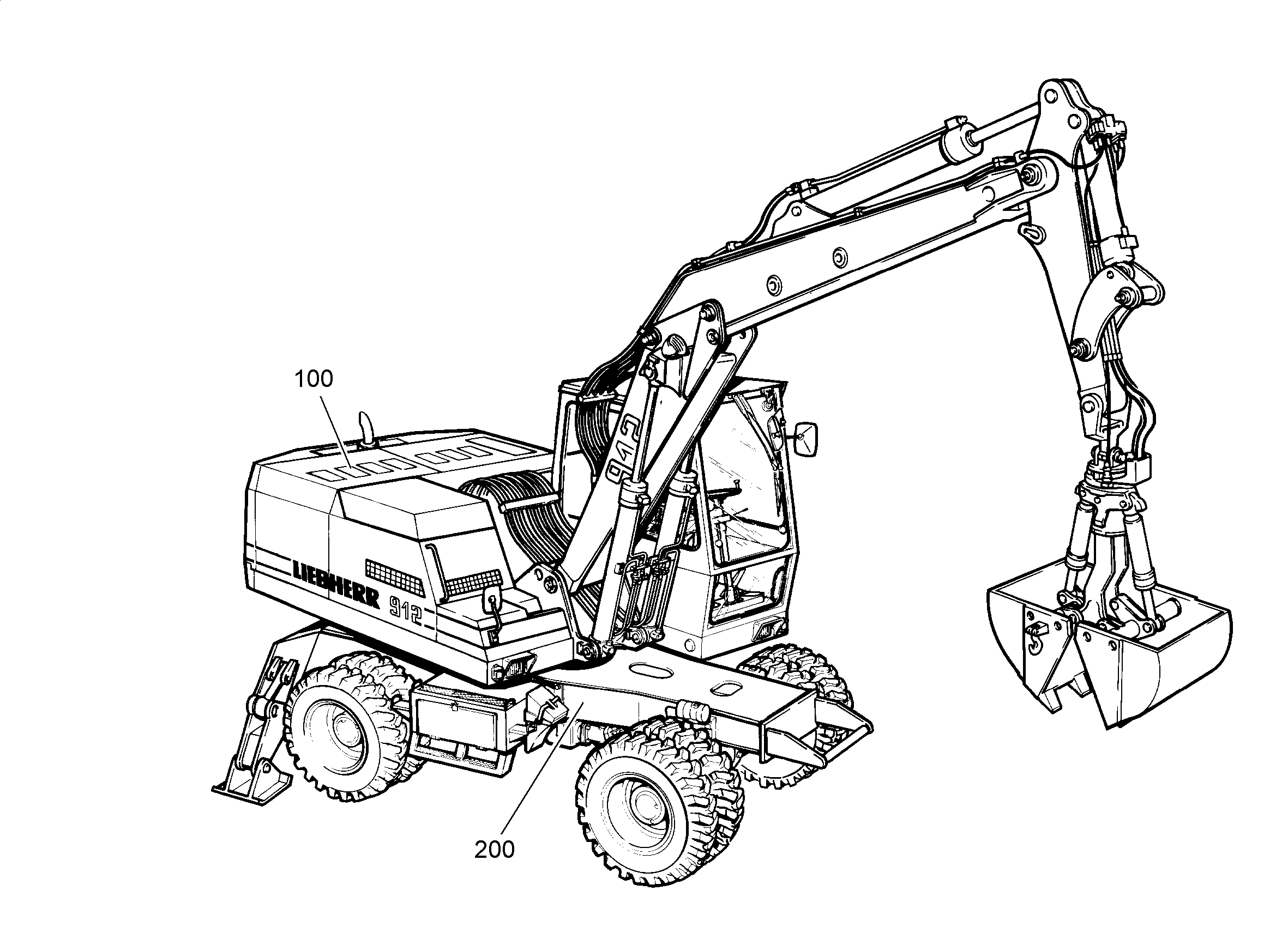ШАССИ 2ЭЛЕМЕНТА 9063471 LIEBHERR