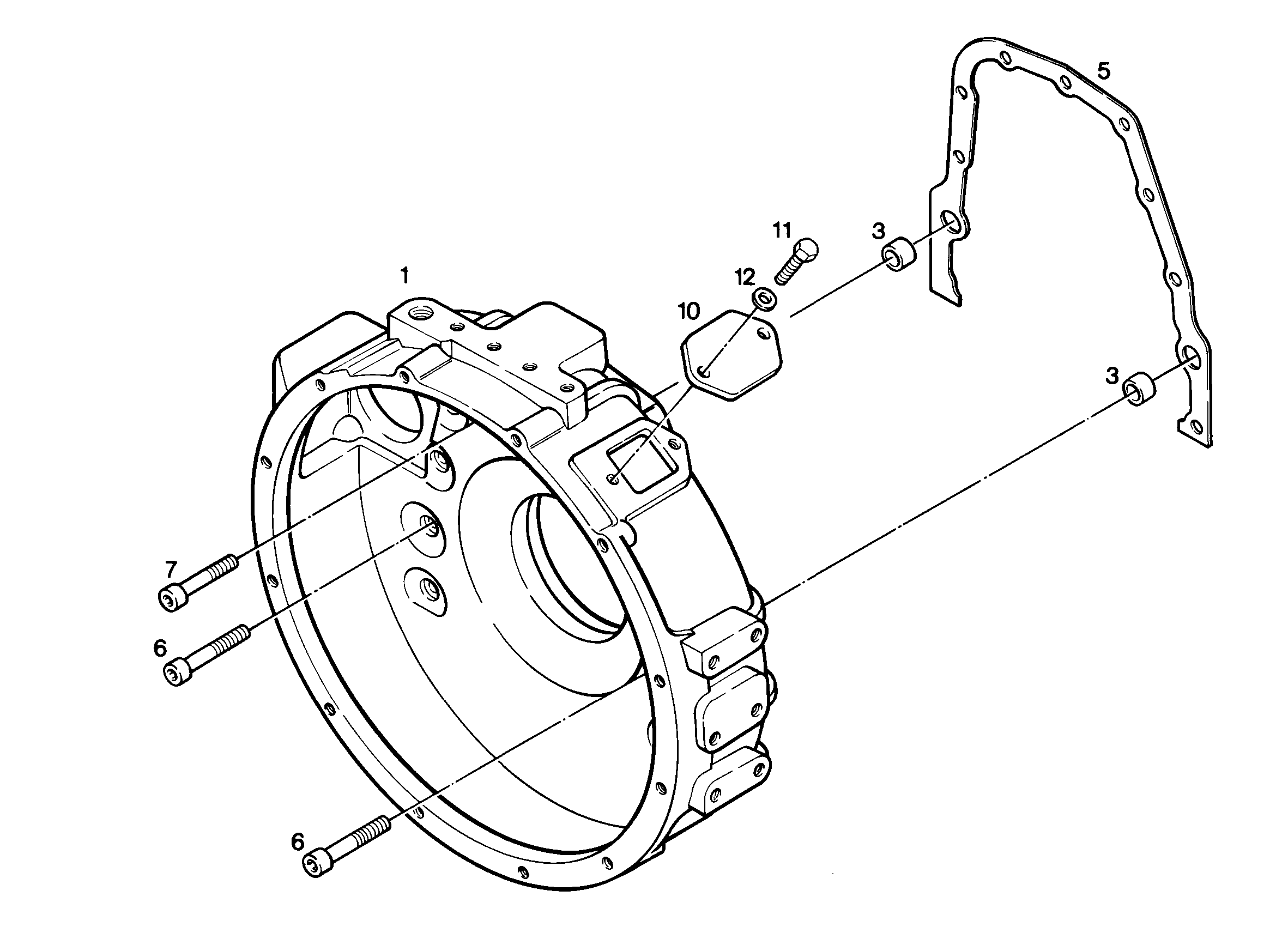 КОРПУС МАХОВИКА SAE 2 9273358 LIEBHERR