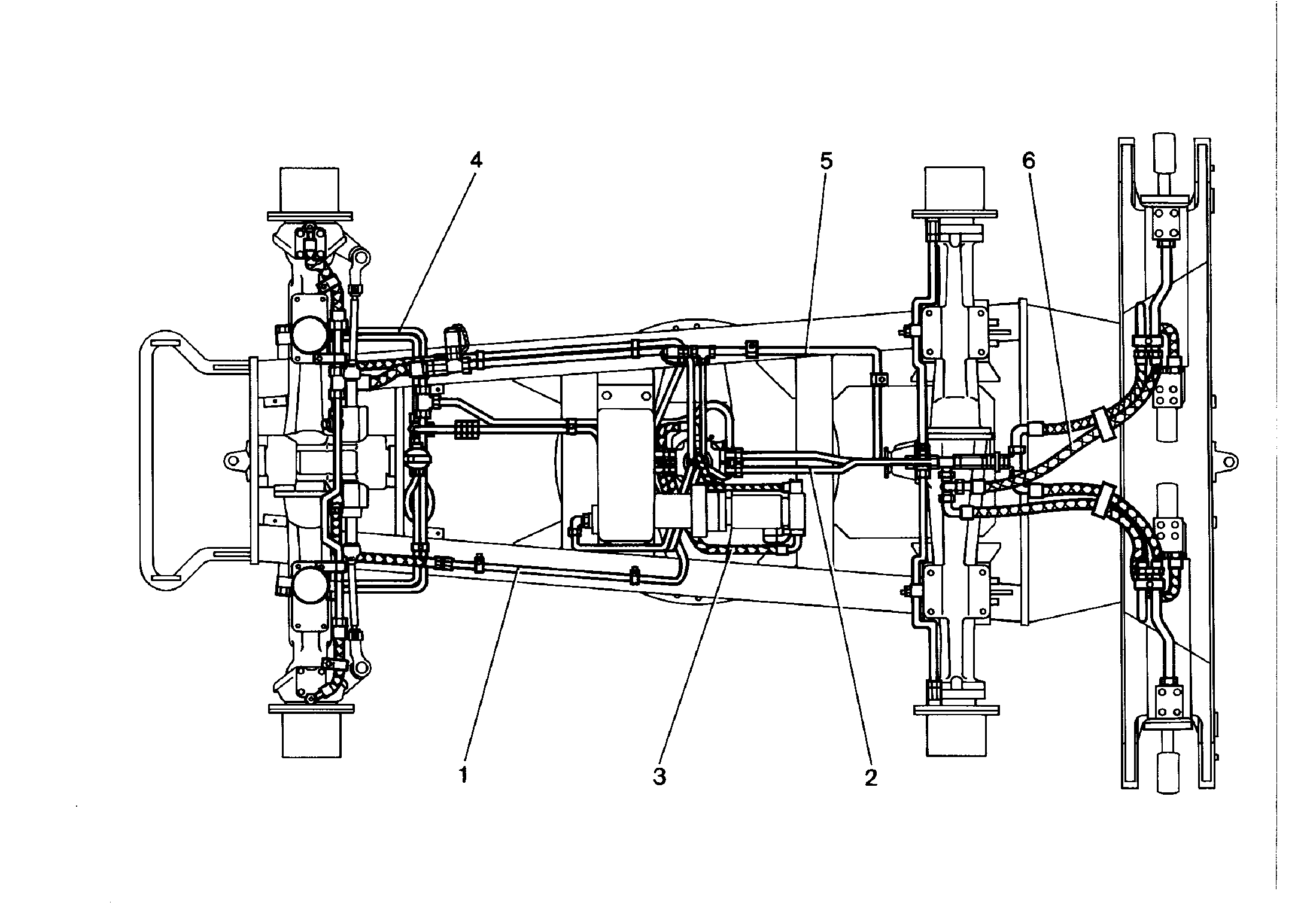 ТРУБОПРОВОДЫ ТОРМОЗОВ ГИДР. 9208384 LIEBHERR