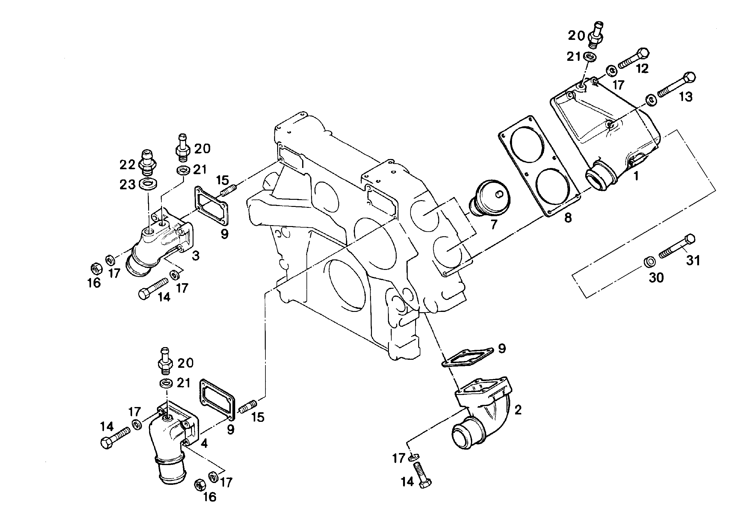 ШТУЦЕР ШЛАНГА M16X1,5 4980770 LIEBHERR