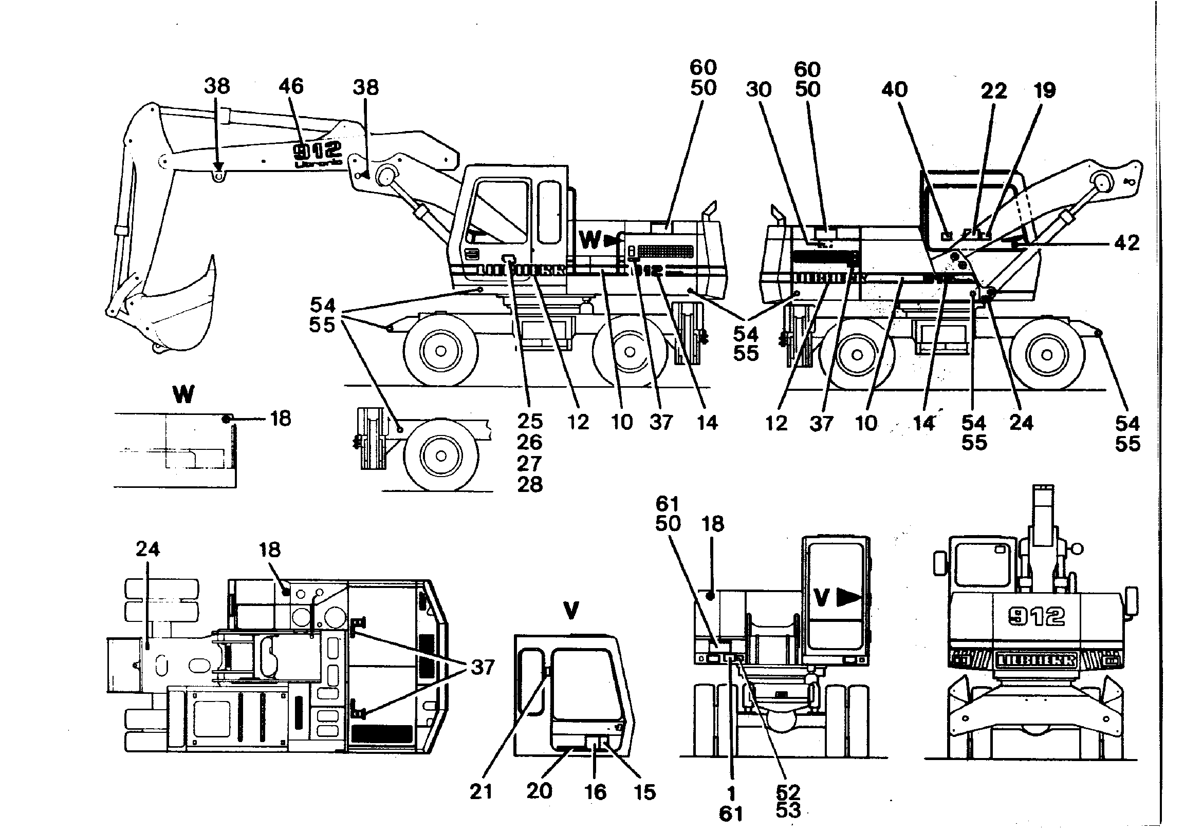 ТАБЛИЧКА ARBEITSEINRICHTUNG 120mmX70mm 9233350 LIEBHERR
