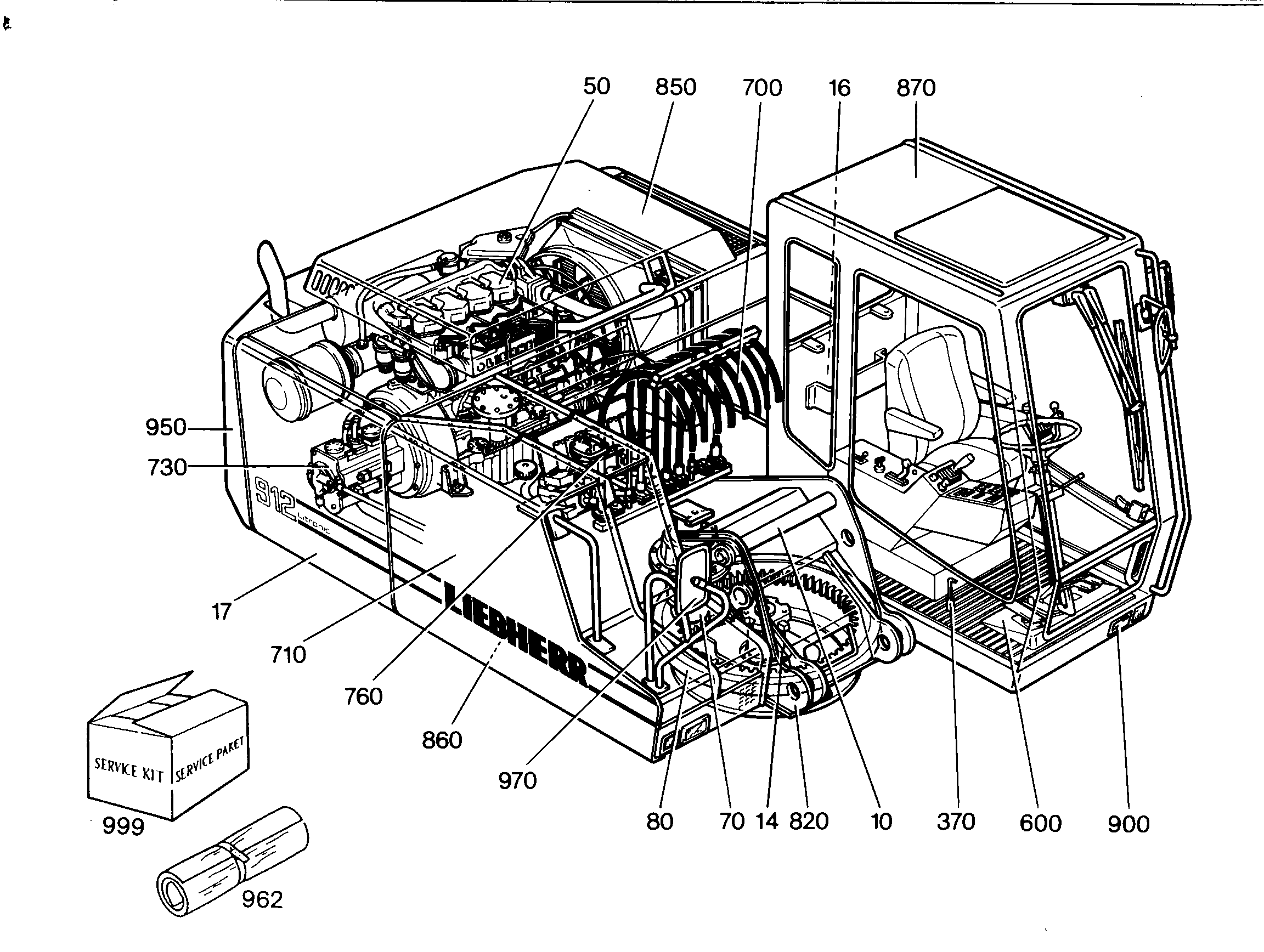 ПУЛЬТ УПРАВЛЕНИЯ 9209659 LIEBHERR