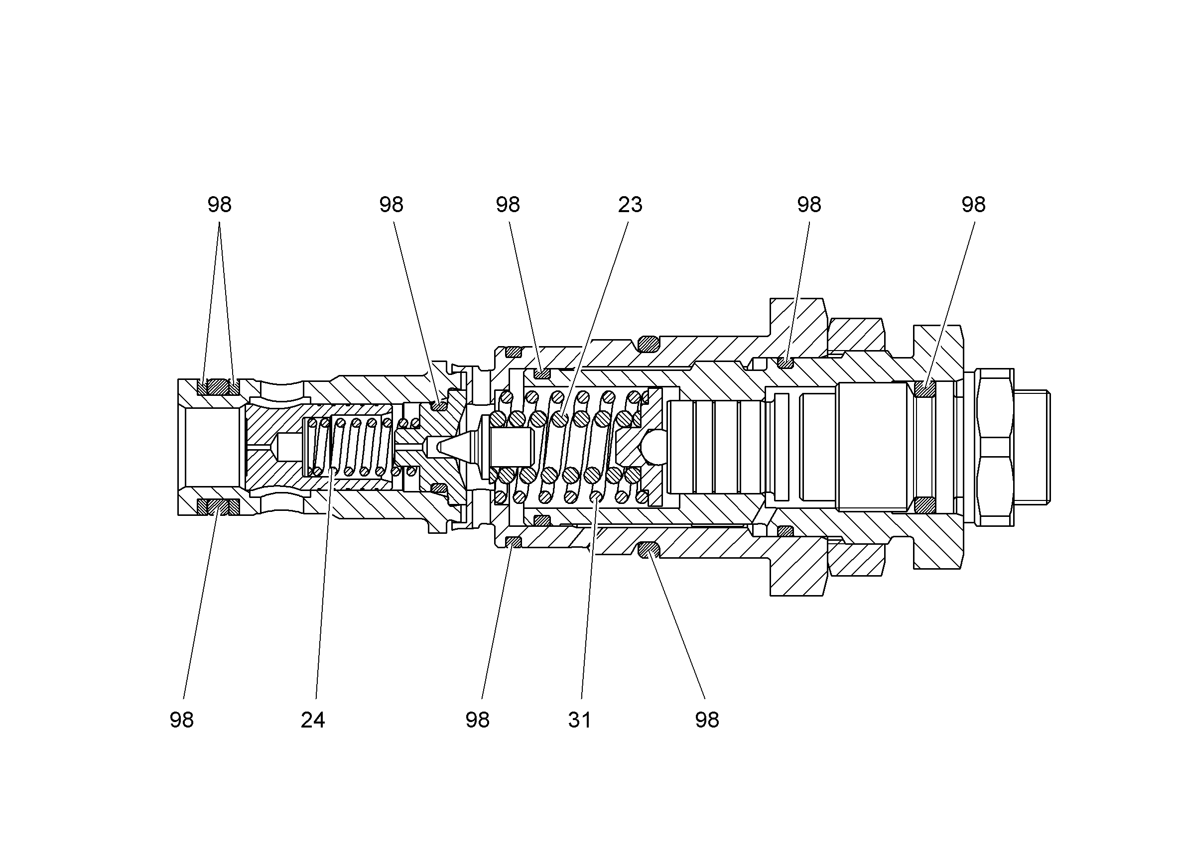 Прижимная пружина 1,7X14X32,2 7382110 LIEBHERR