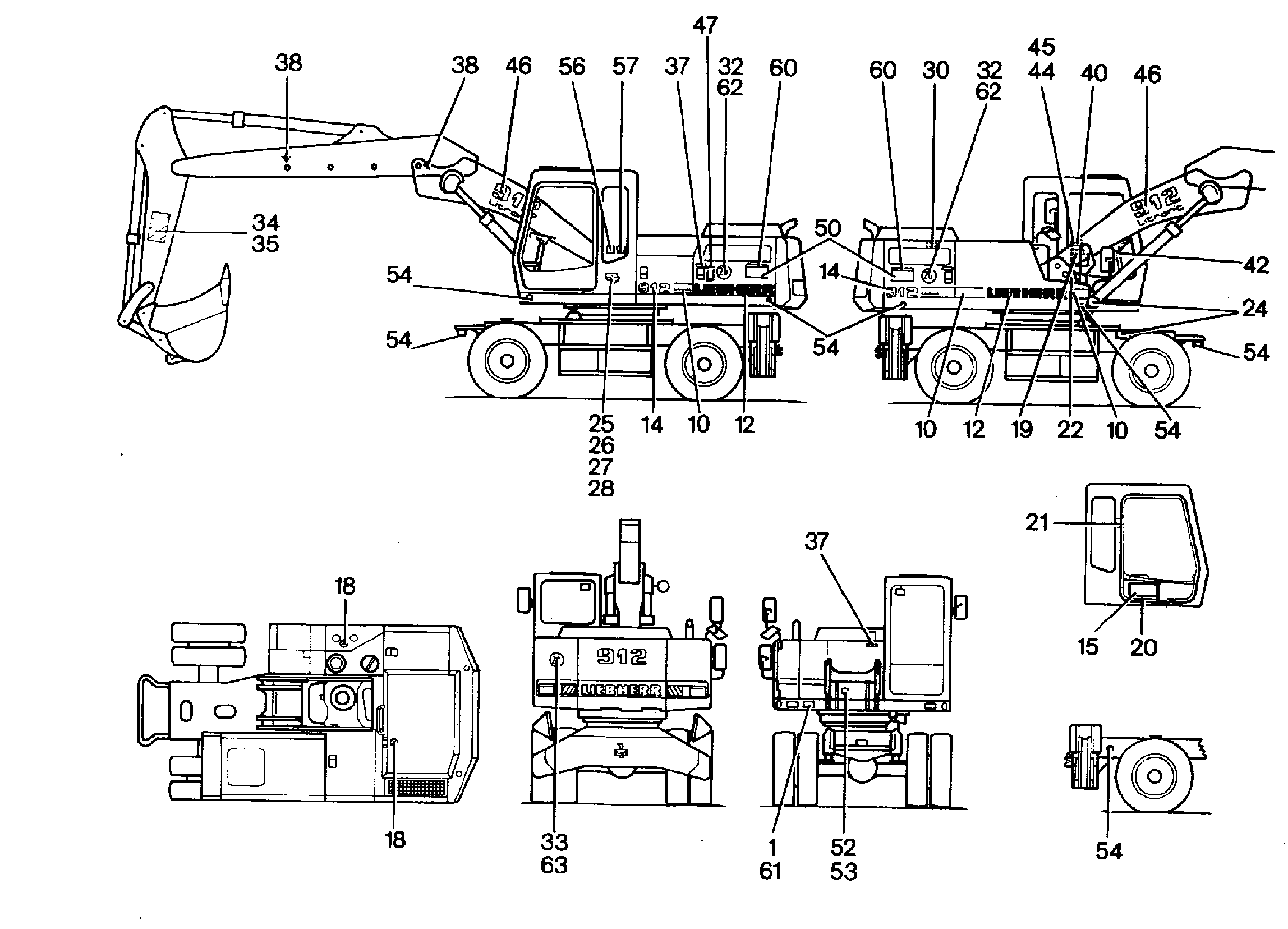 ПЛАН СМАЗКИ 9242769 LIEBHERR