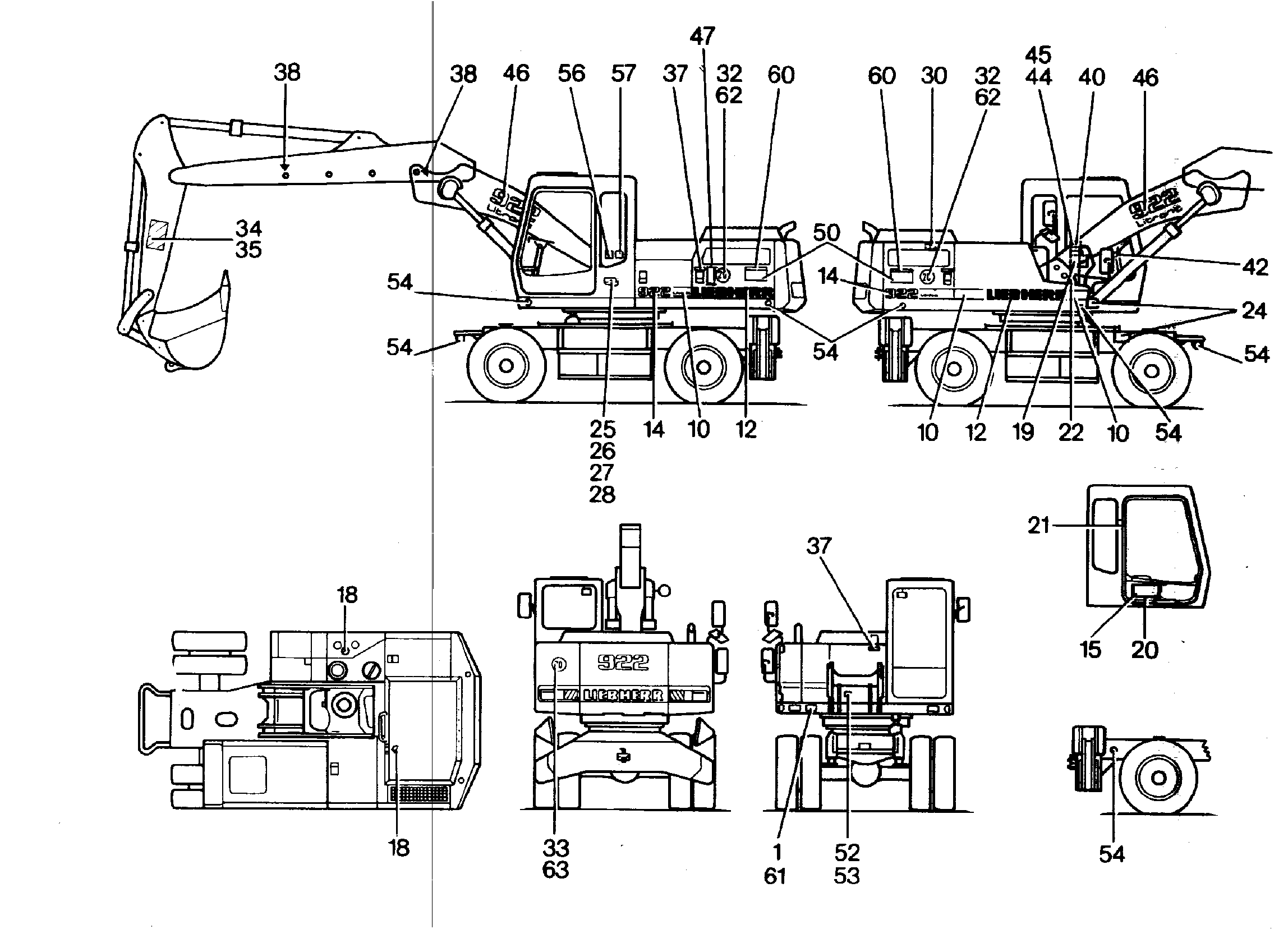 ПЛАН СМАЗКИ 9242778 LIEBHERR
