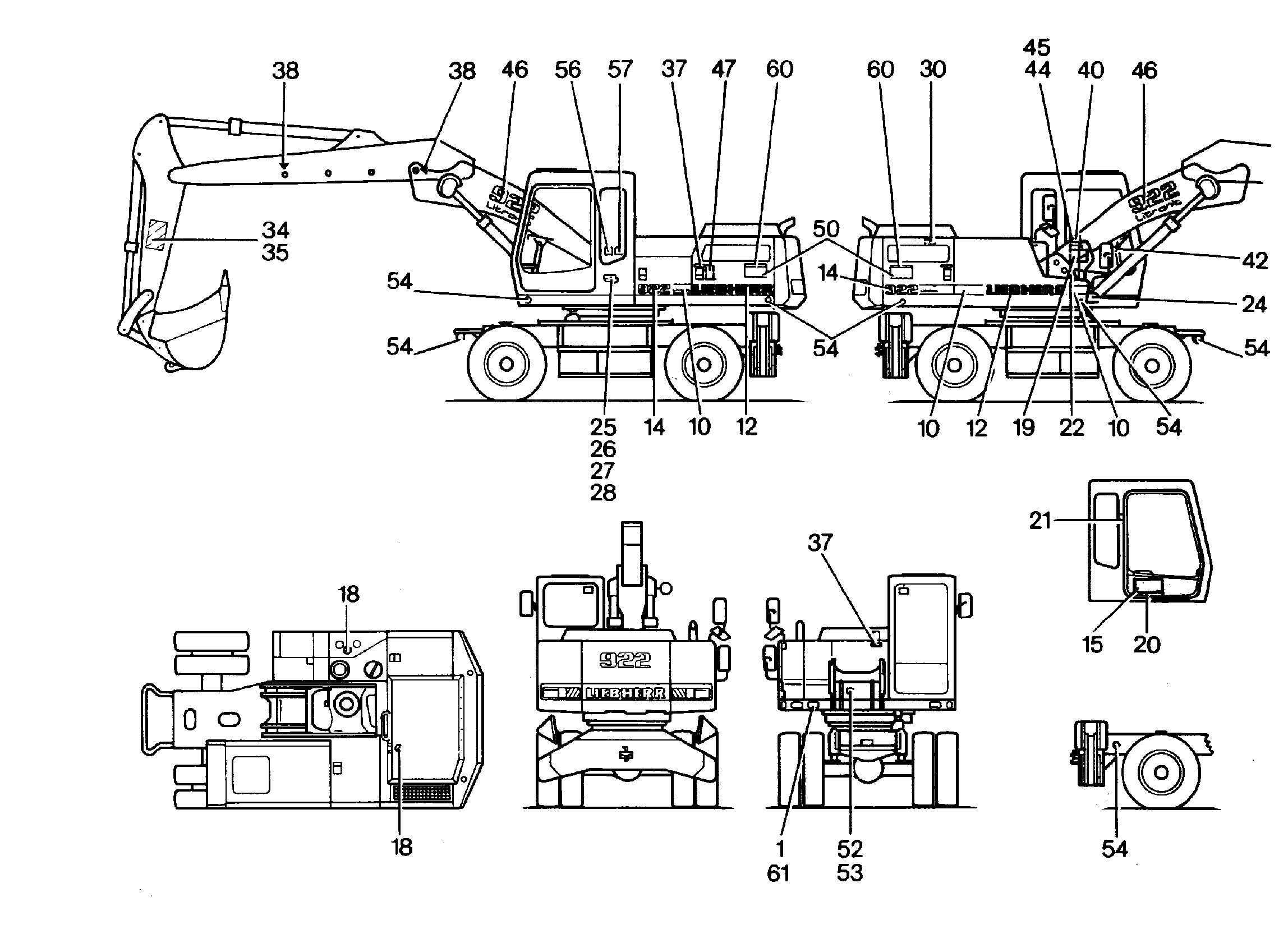 ПЛАН СМАЗКИ 9242779 LIEBHERR