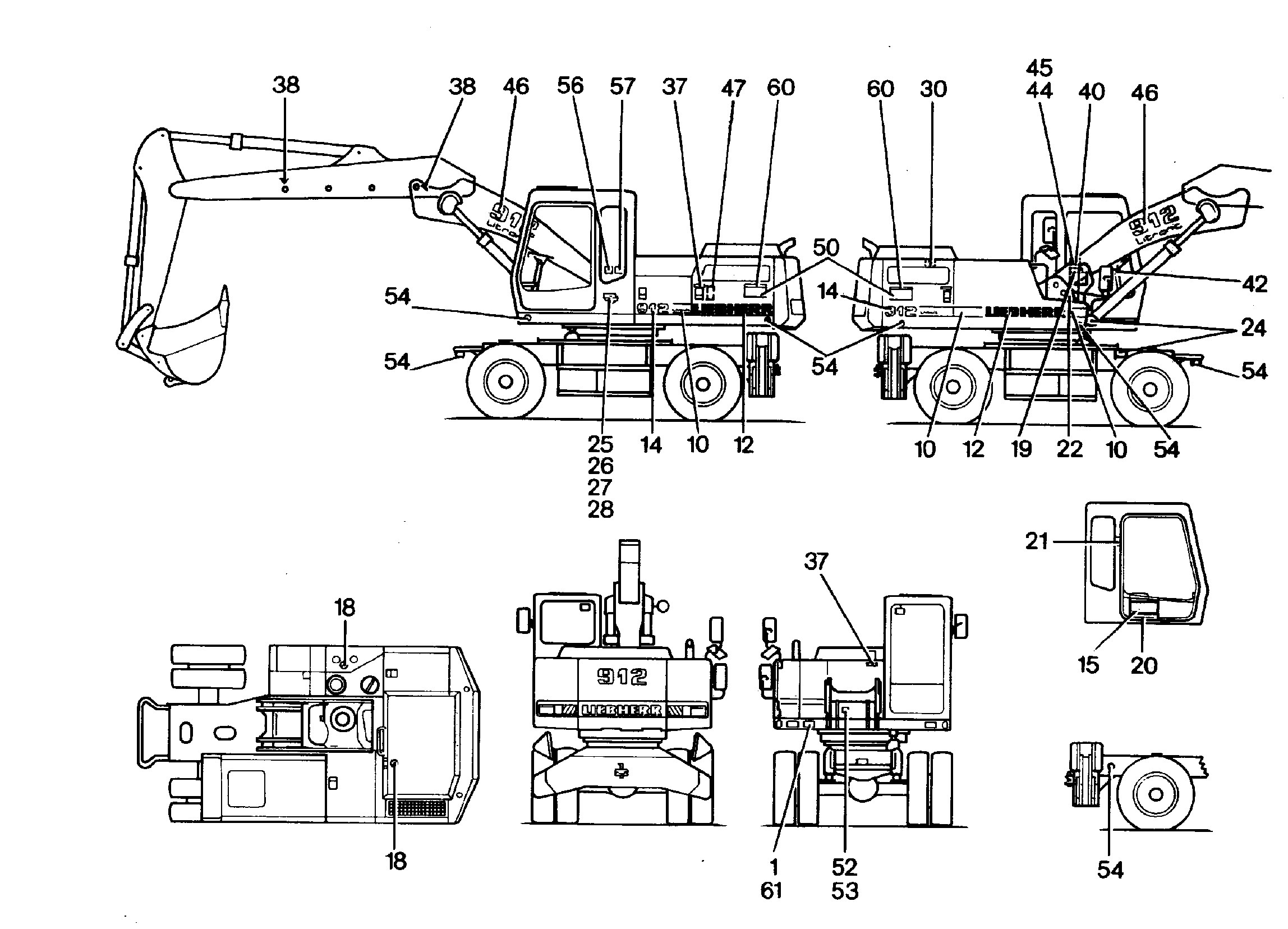 ПЛАН СМАЗКИ 9242772 LIEBHERR