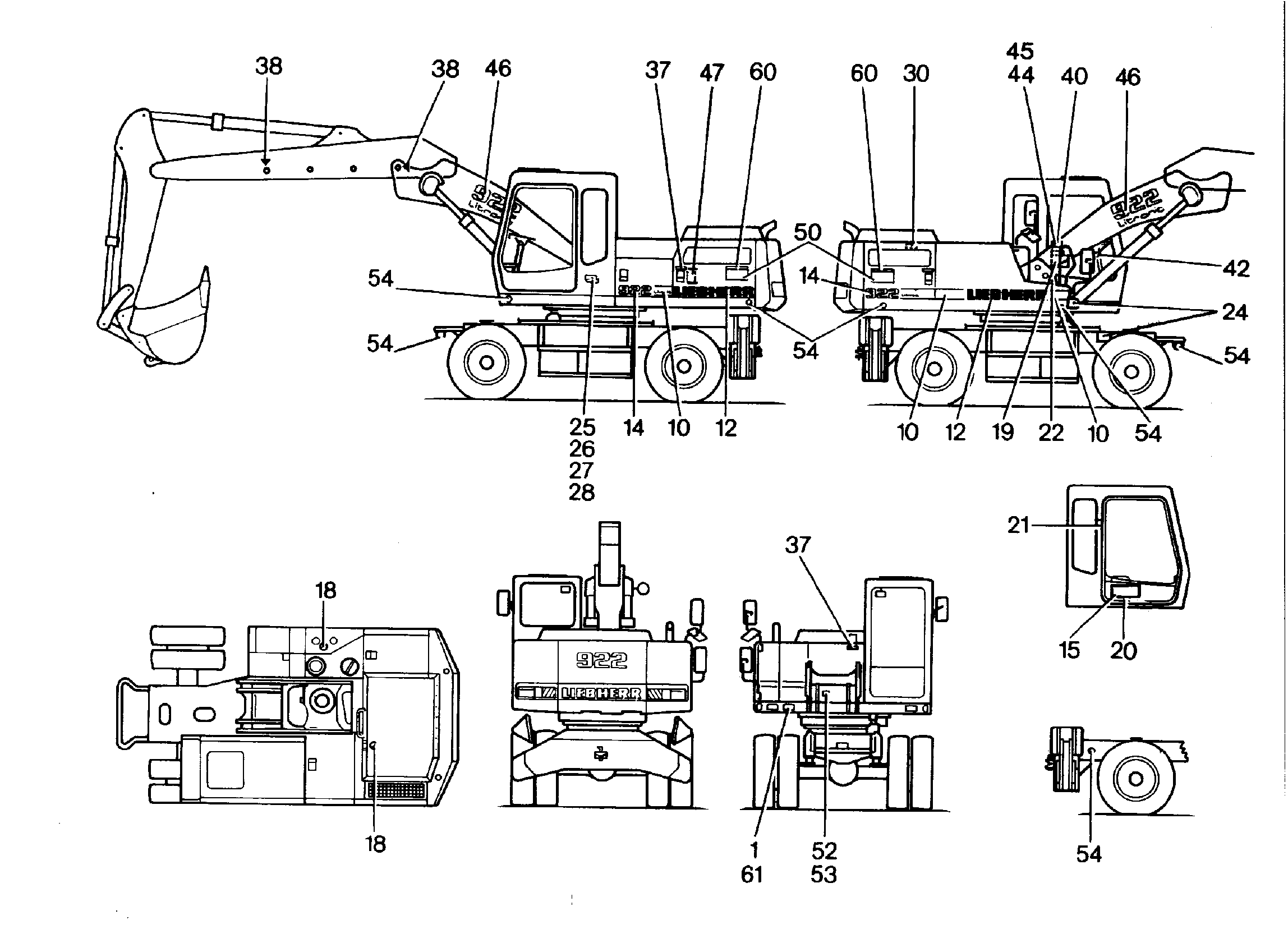 ПЛАН СМАЗКИ 9242783 LIEBHERR
