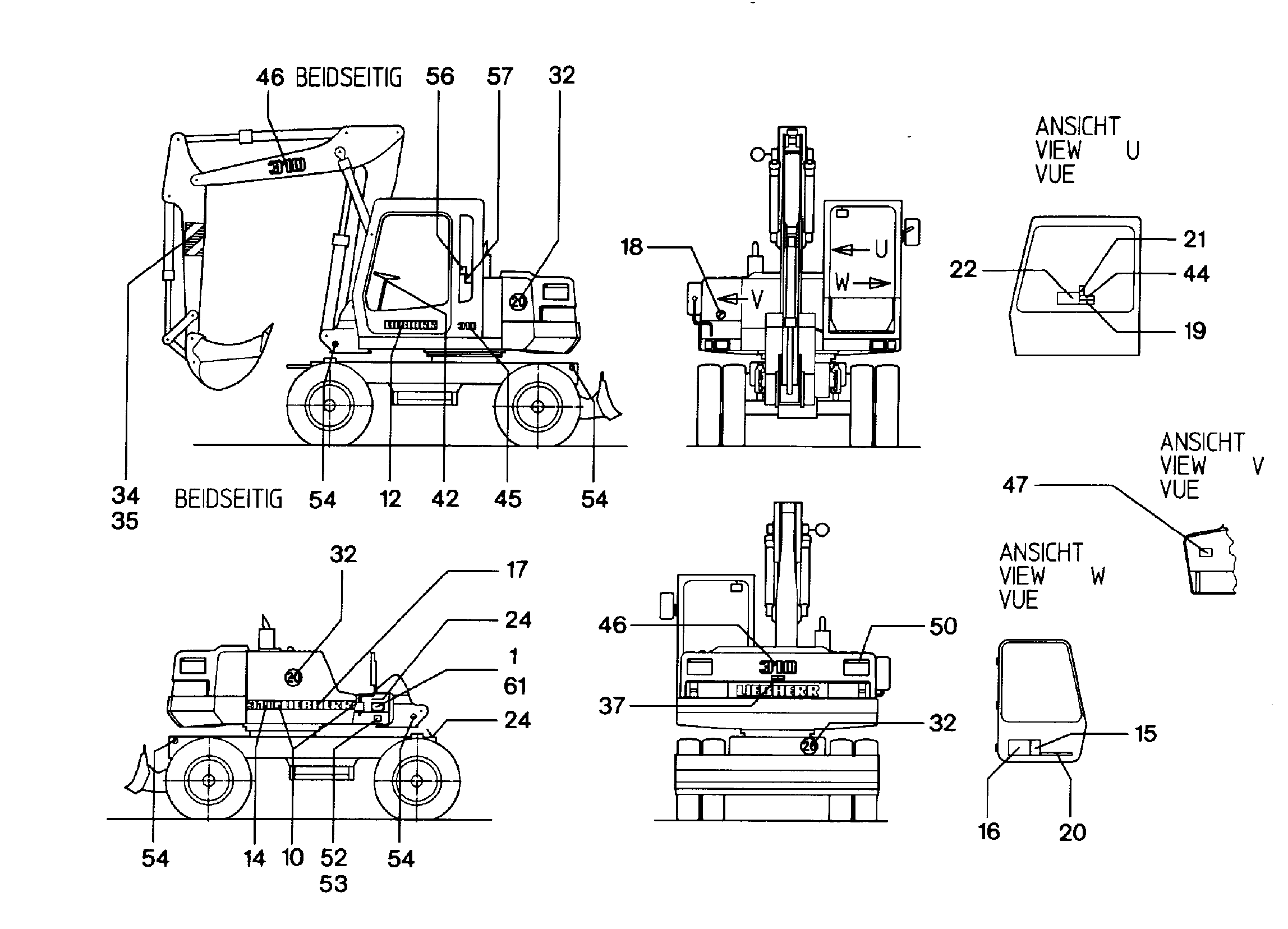 ТИПОВАЯ ТАБЛИЧКА 9245535 LIEBHERR