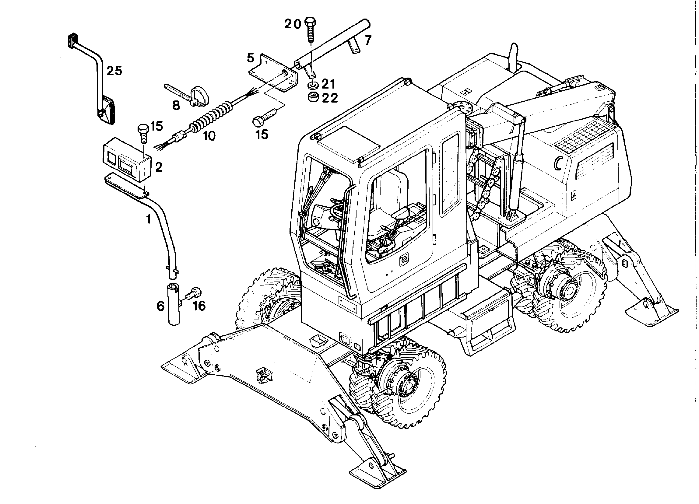 ЗЕРКАЛО 9189010 LIEBHERR