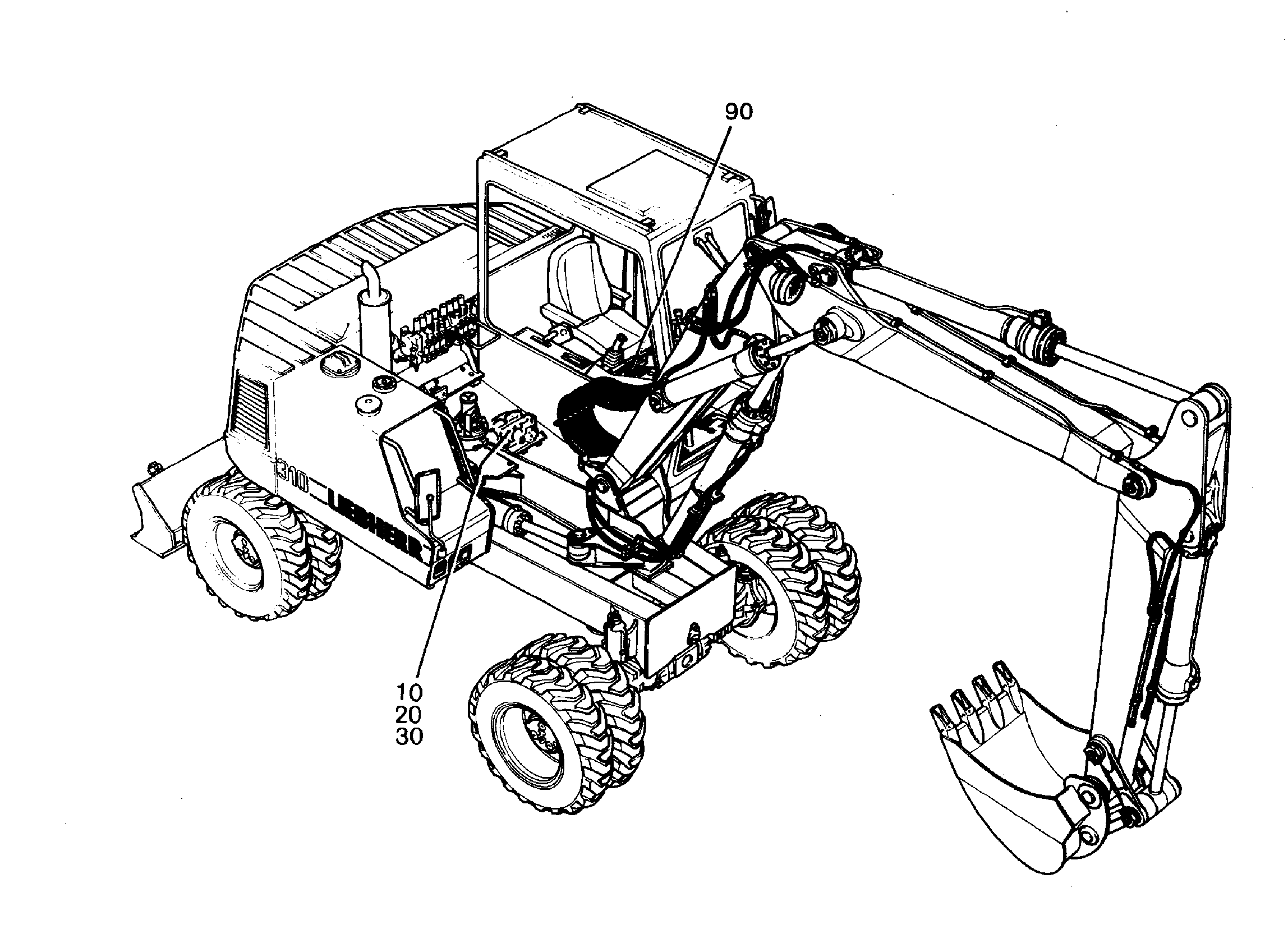 ГИДРАВЛИЧЕСКАЯ СИСТЕМА 9206765 LIEBHERR