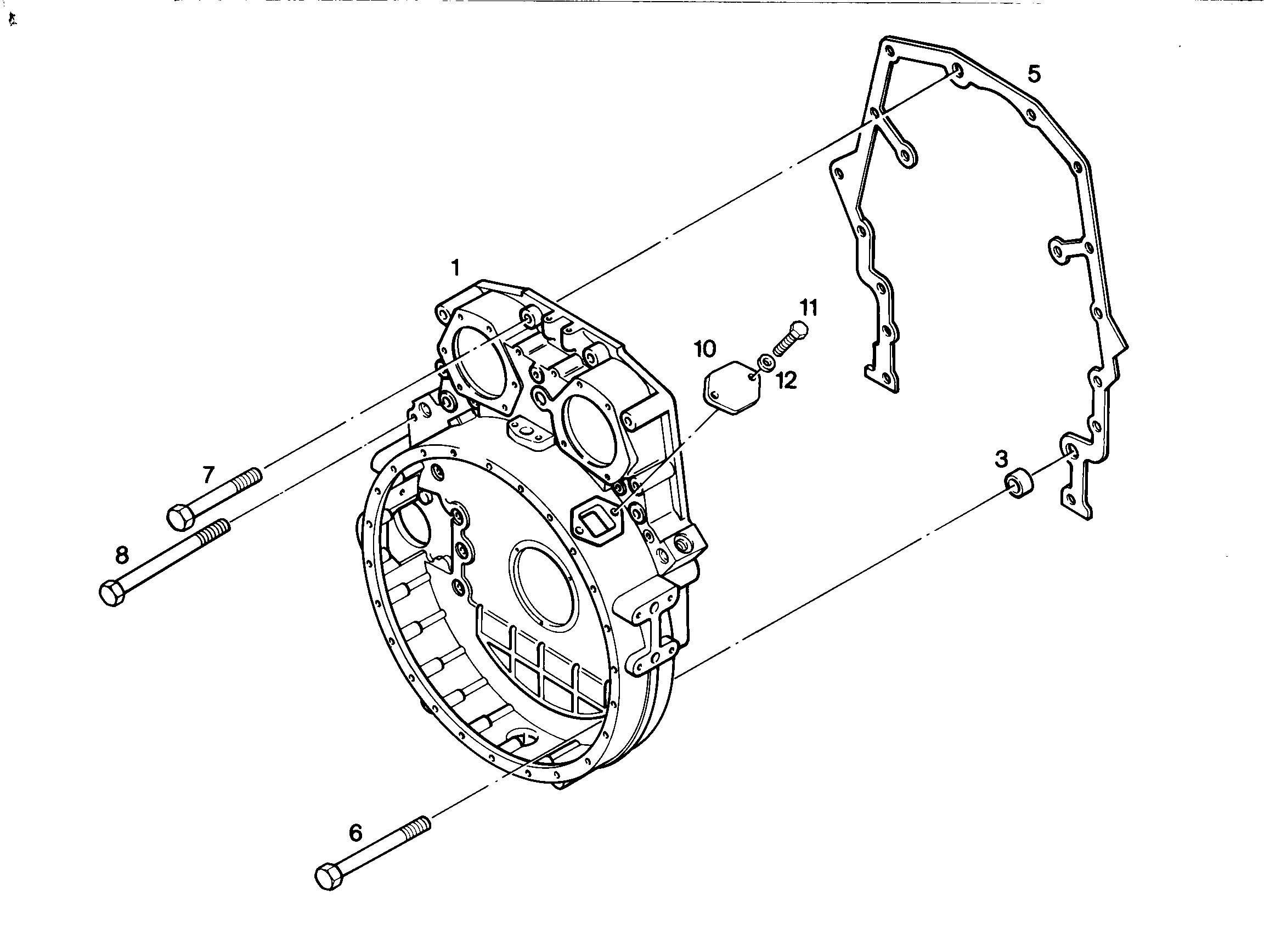 КОРПУС МАХОВИКА SAE 1 9273832 LIEBHERR