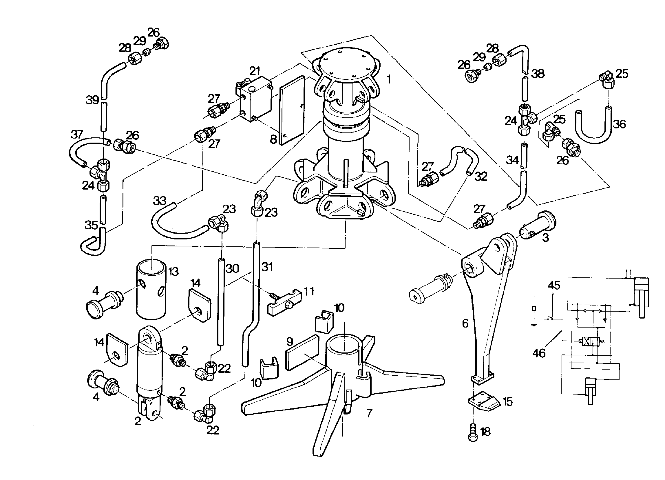МЕХАНИКА ГРЕЙФЕРА 50 (F.900) 9114504 LIEBHERR