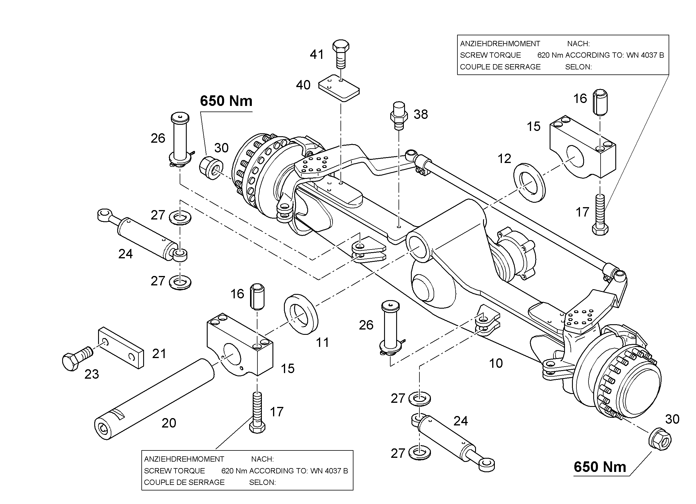 ШТИФТ ТЯЖЕЛЫЙ ЗАЖИМНОЙ 35X40-S 7027734 LIEBHERR