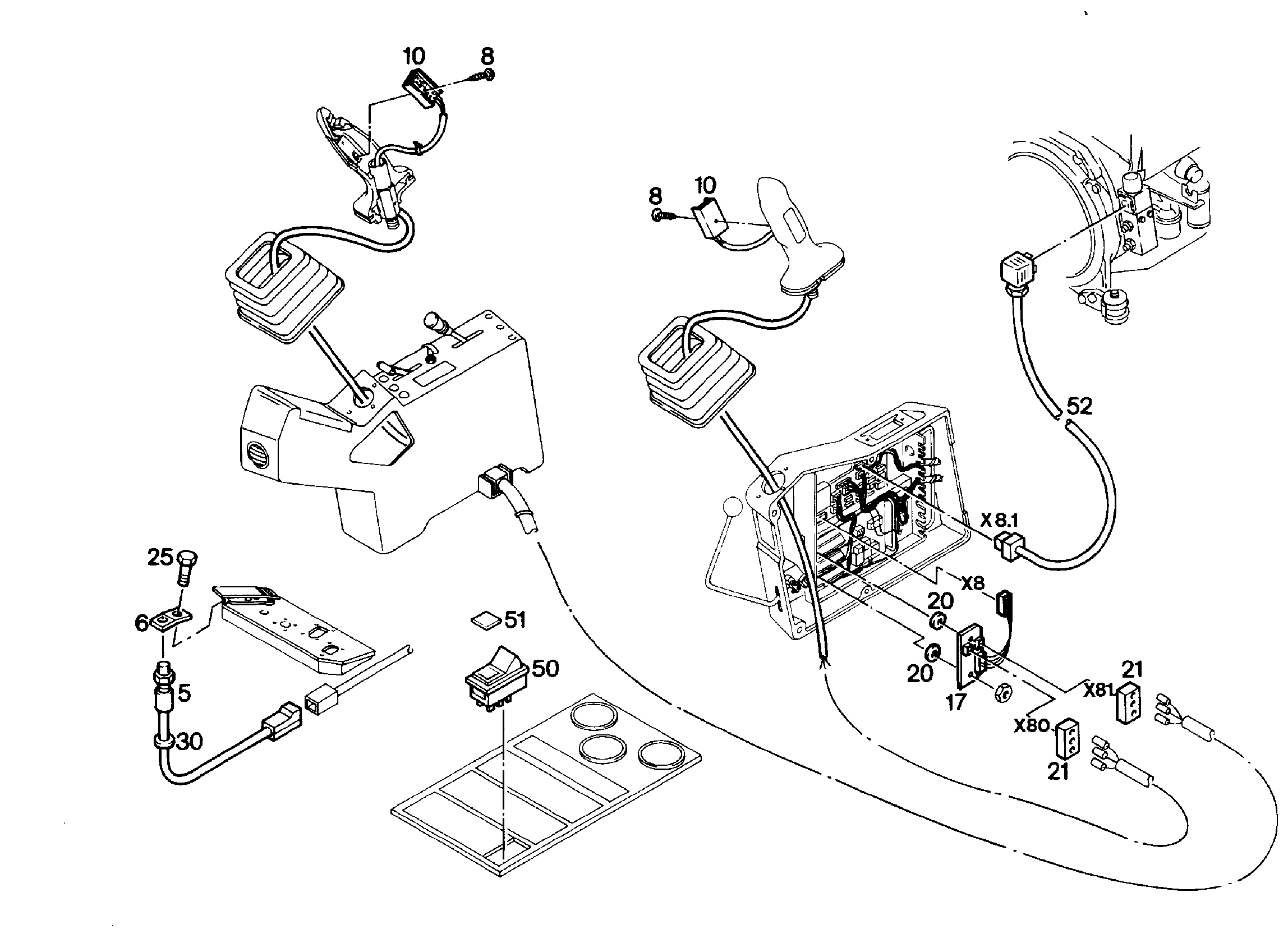 ВСТАВКА С СИМВОЛОМ LEERLAUF-AUTOMATIK 7016584 LIEBHERR