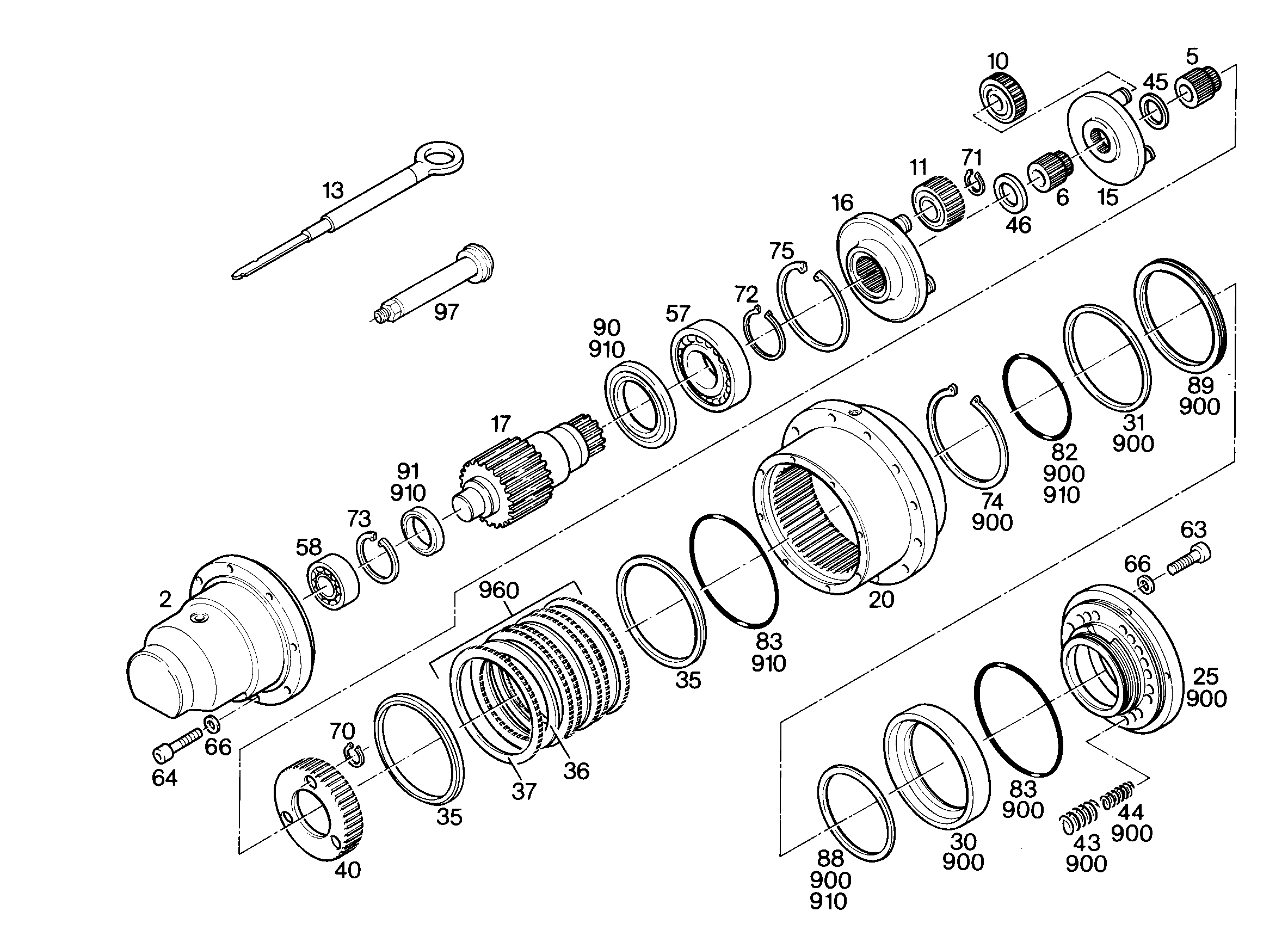 СТОПОРНОЕ КОЛЬЦО DIN 471 65 428005201 LIEBHERR