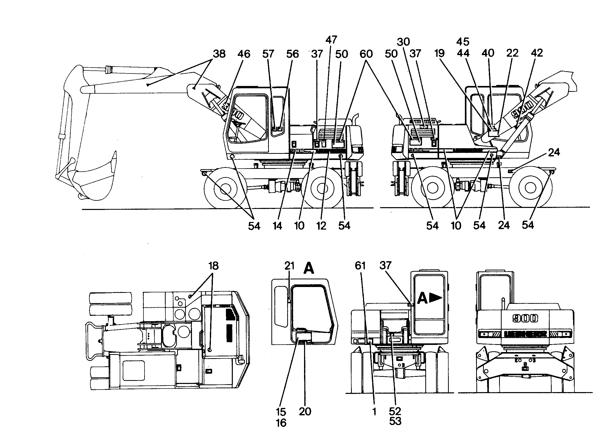 ПЛАН СМАЗКИ 9244549 LIEBHERR