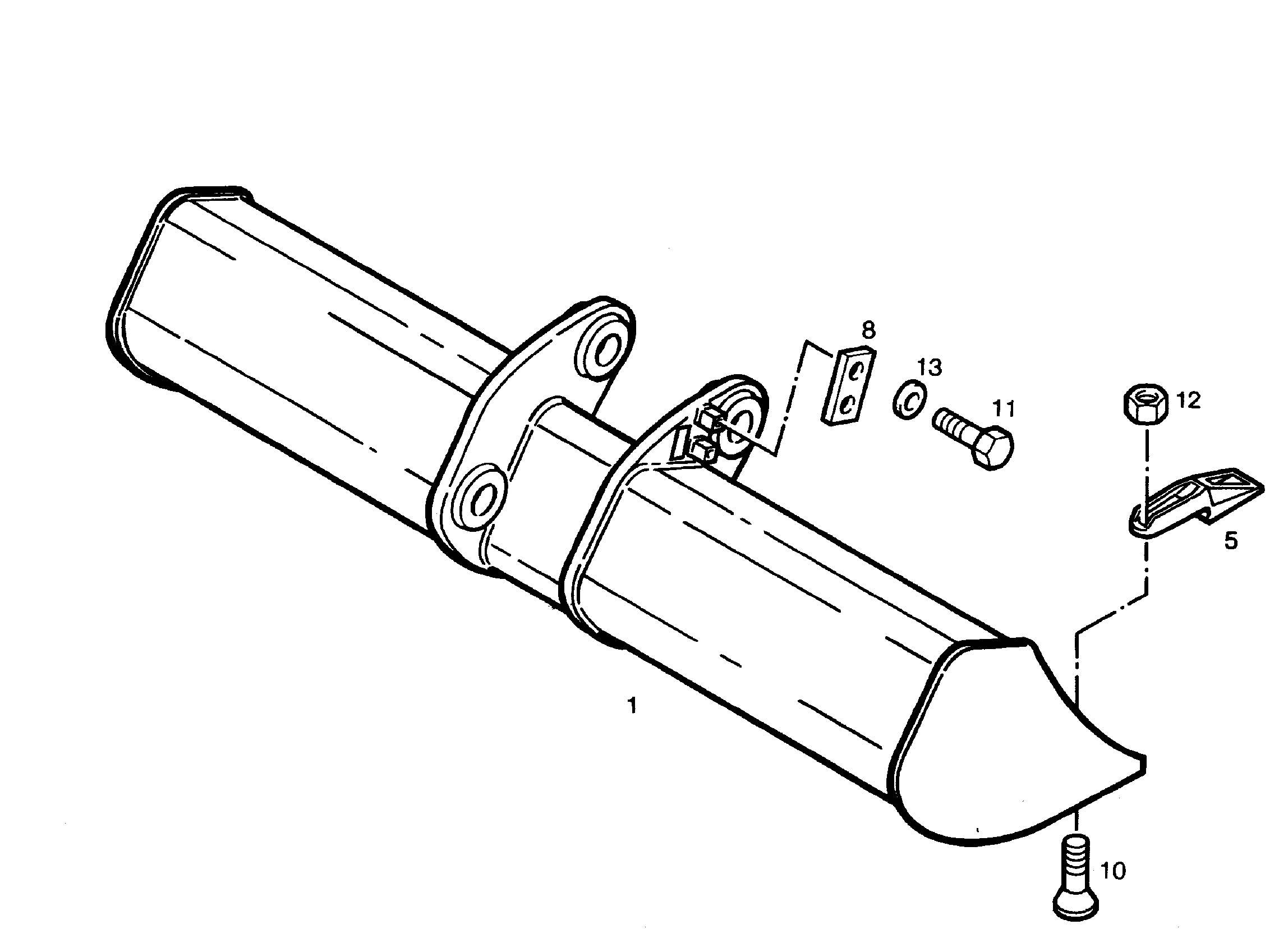 КОВШ КАНАВООЧИСТИТЕЛЯ 1500mm 0,45m³ 9195305 LIEBHERR