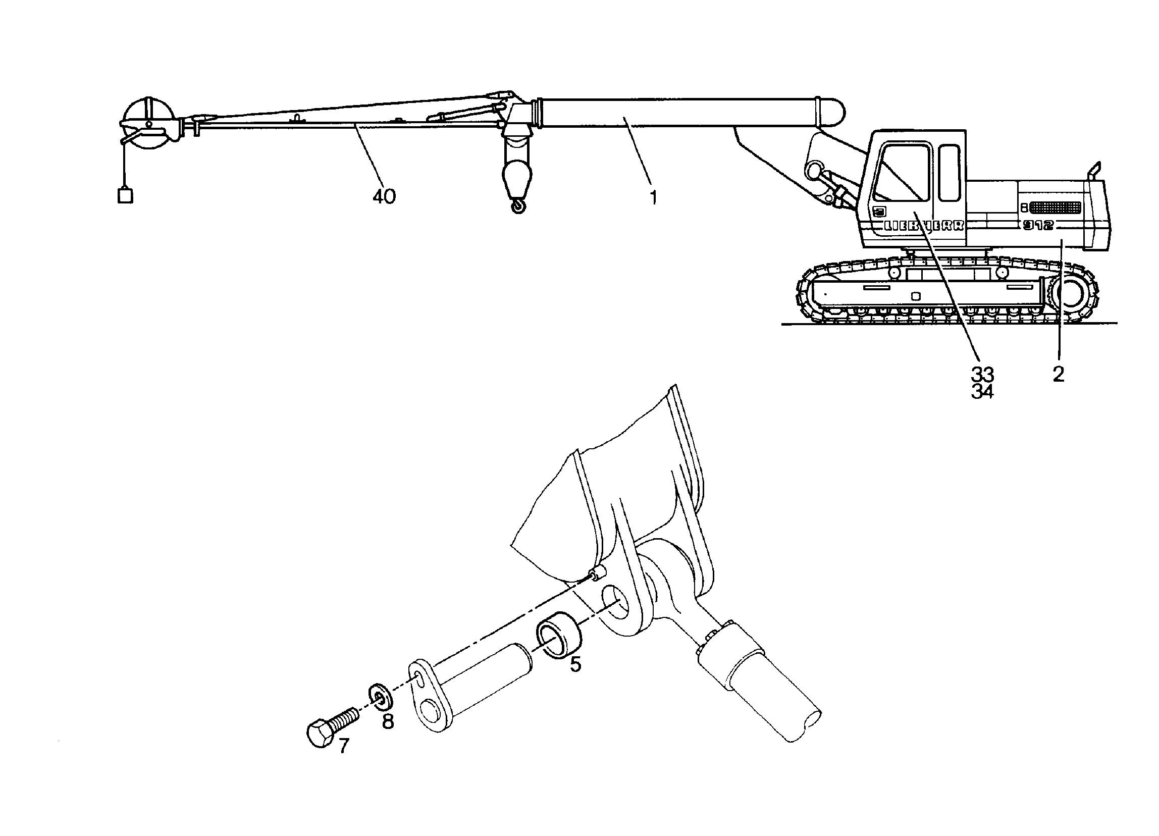 ТАБЛИЦА ГРУЗОПОДЪЕМНОСТИ 9204533 LIEBHERR