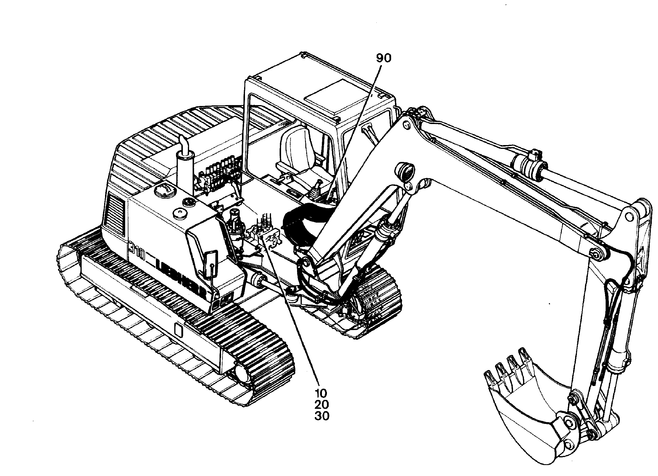 УСТ.1-ЭЛЕМЕНТА БЛОКА УПРАВЛ. 9237003 LIEBHERR