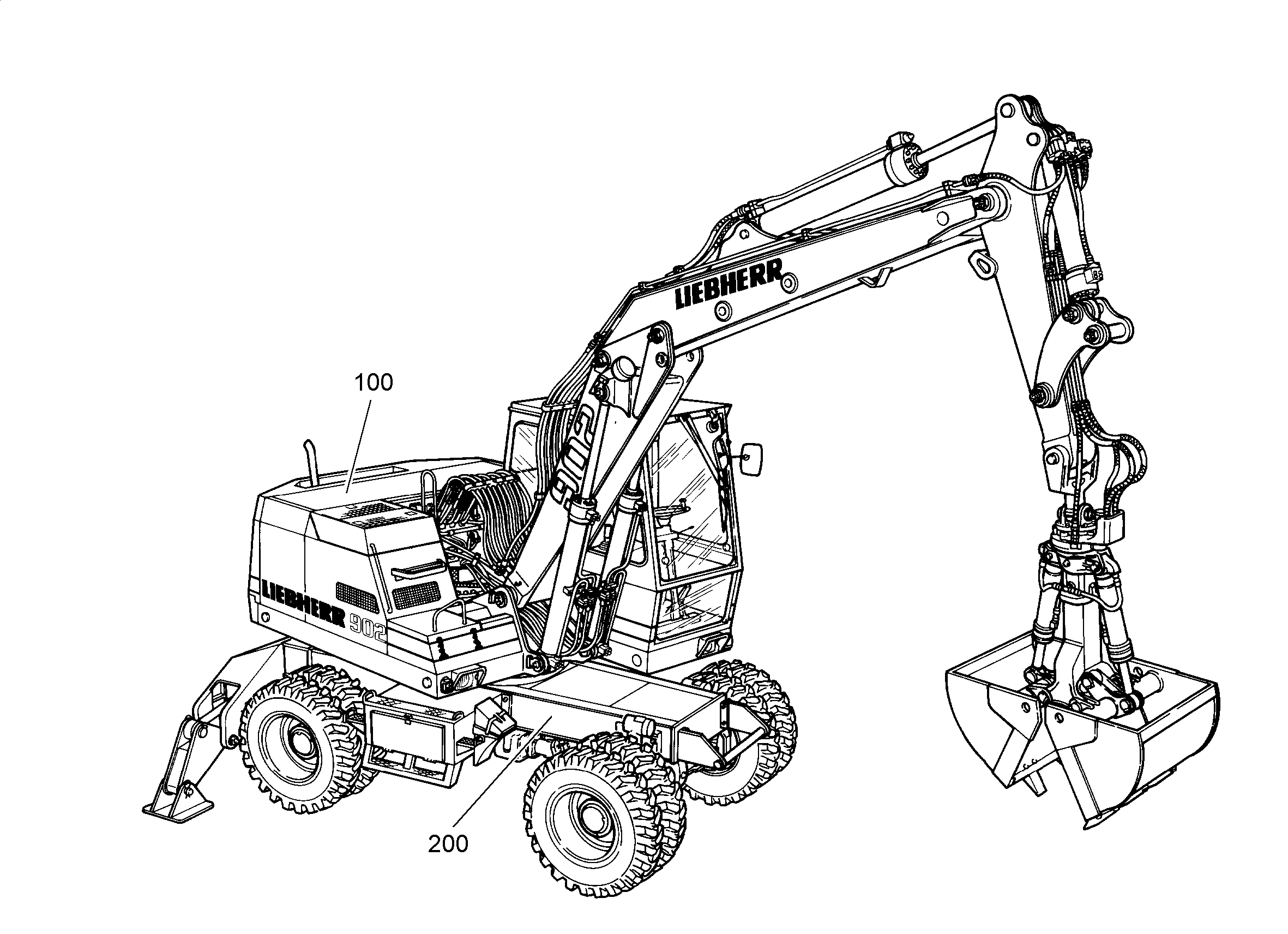 ШАССИ 2ЭЛЕМЕНТА 9060879 LIEBHERR