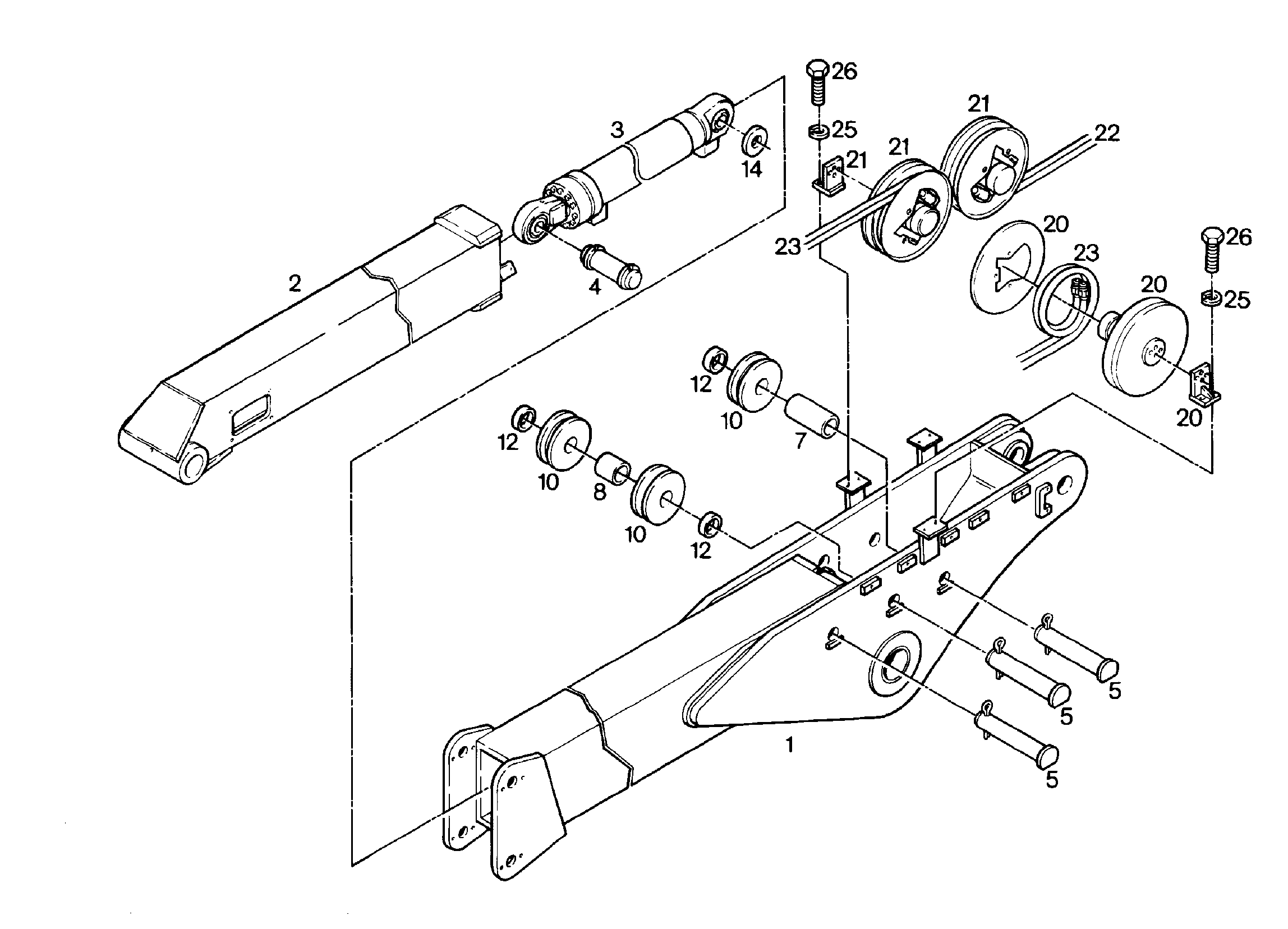 РУК. ВЫДВ. НАРУЖНАЯ Ч. 9236513 LIEBHERR