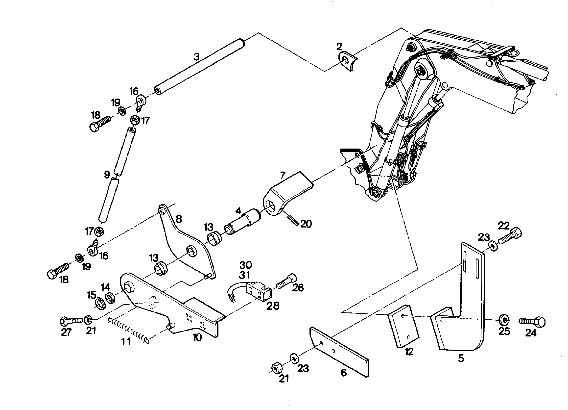 ПЛАНКА 9233107 LIEBHERR