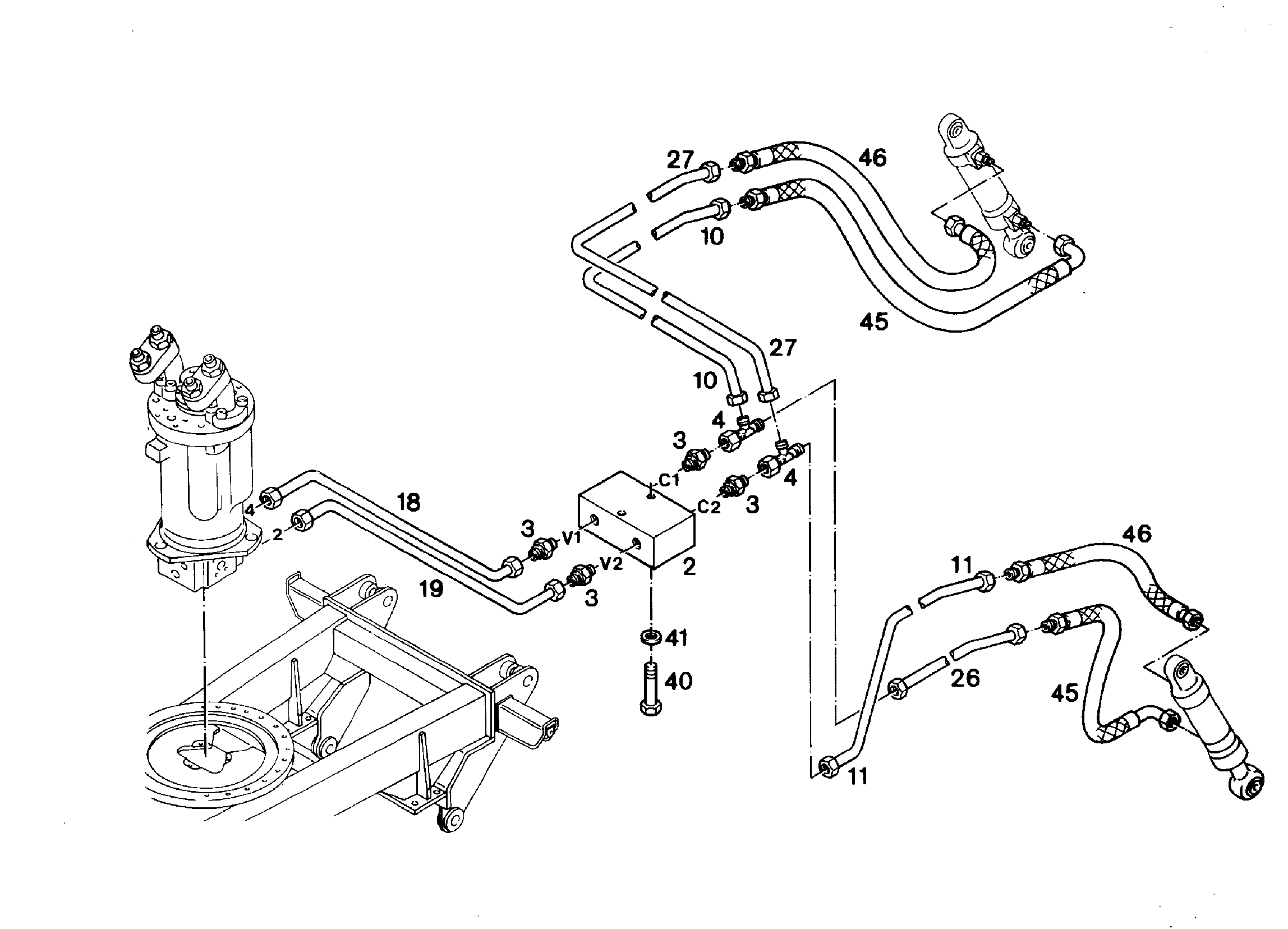 КЛАПАН ДВОЙНОЙ ОБРАТНЫЙ 11060476 LIEBHERR