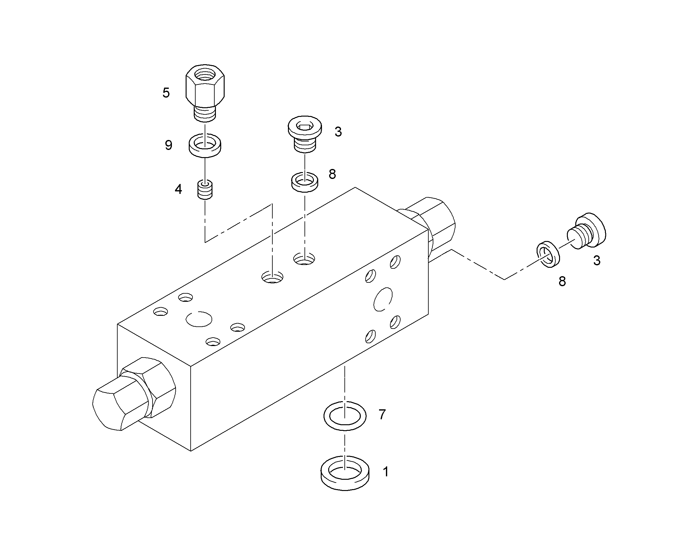 СОПЛО NG 0,8MM / M6X6 7021399 LIEBHERR